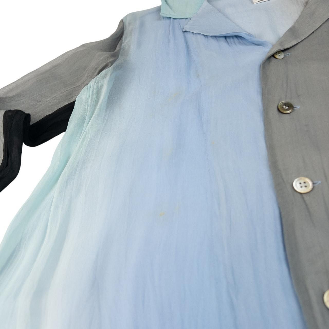 Issey Miyake Sheer Long Sleeve Button Up Shirt Size M Tops