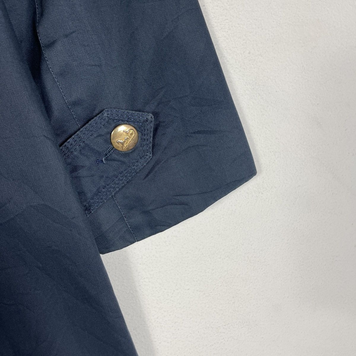 Celine 70S CELINE PARIS CARRIAGE LOGO TRENCH COAT WITH GOLD BUTTONS Size S / US 4 / IT 40 - 8 Thumbnail