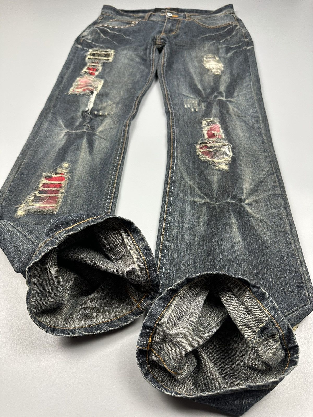 14th Addiction × In The Attic Vintage In The Attic Homme Flare Jeans Size US 33 - 8 Thumbnail