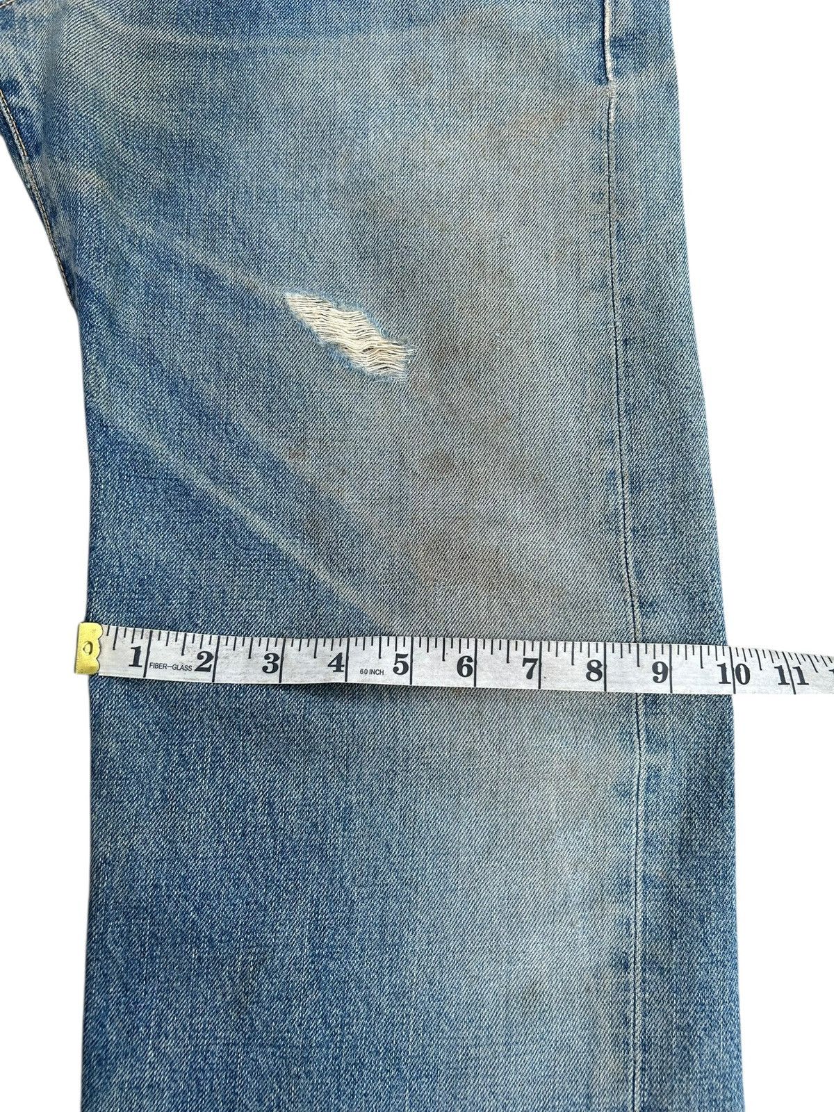 Kapital Vintage Edwin 505 Selvedge Baggy Distressed Dirty Denim Jean Size US 28 / EU 44 - 20 Thumbnail