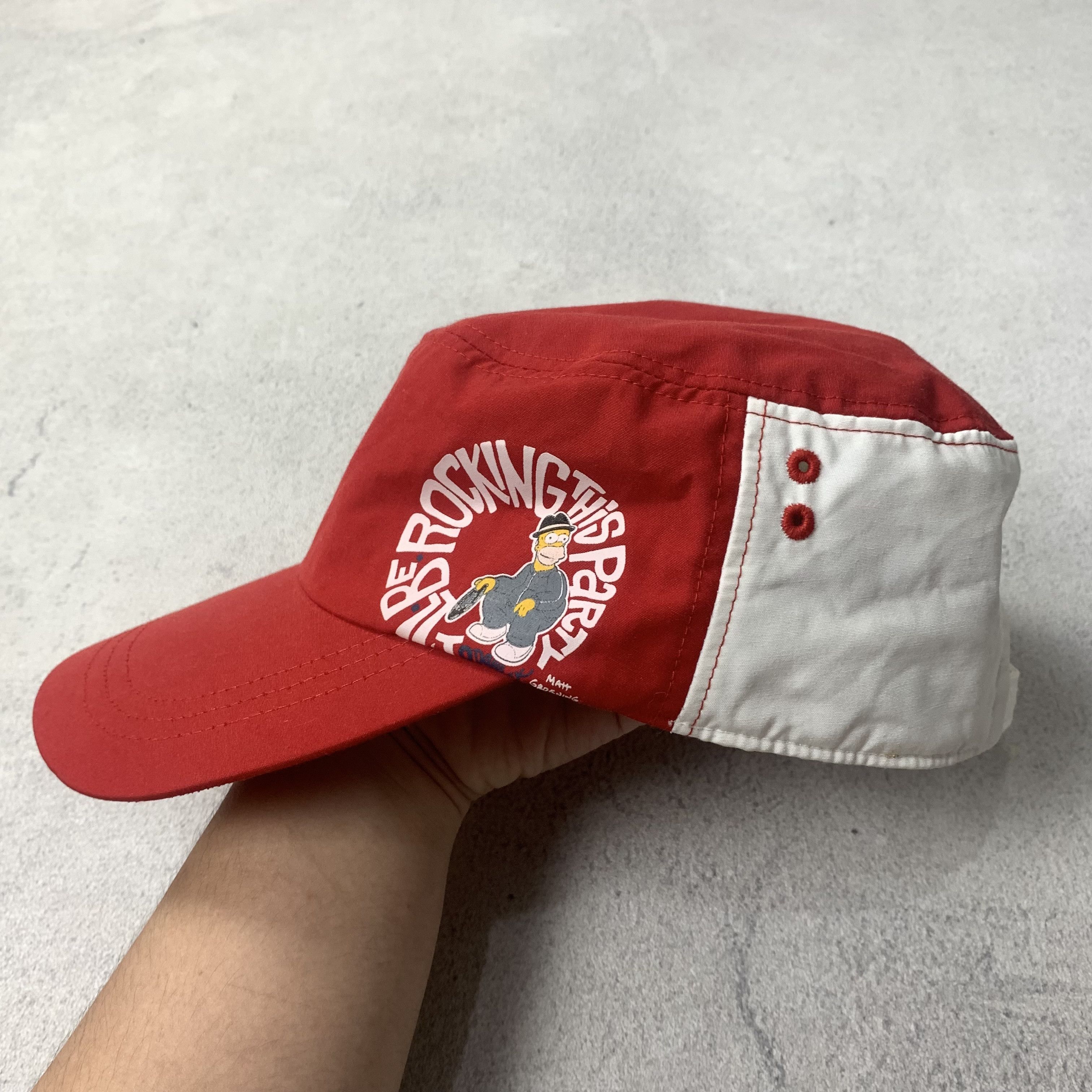 The Simpsons Homer Hats in Red, Men’s