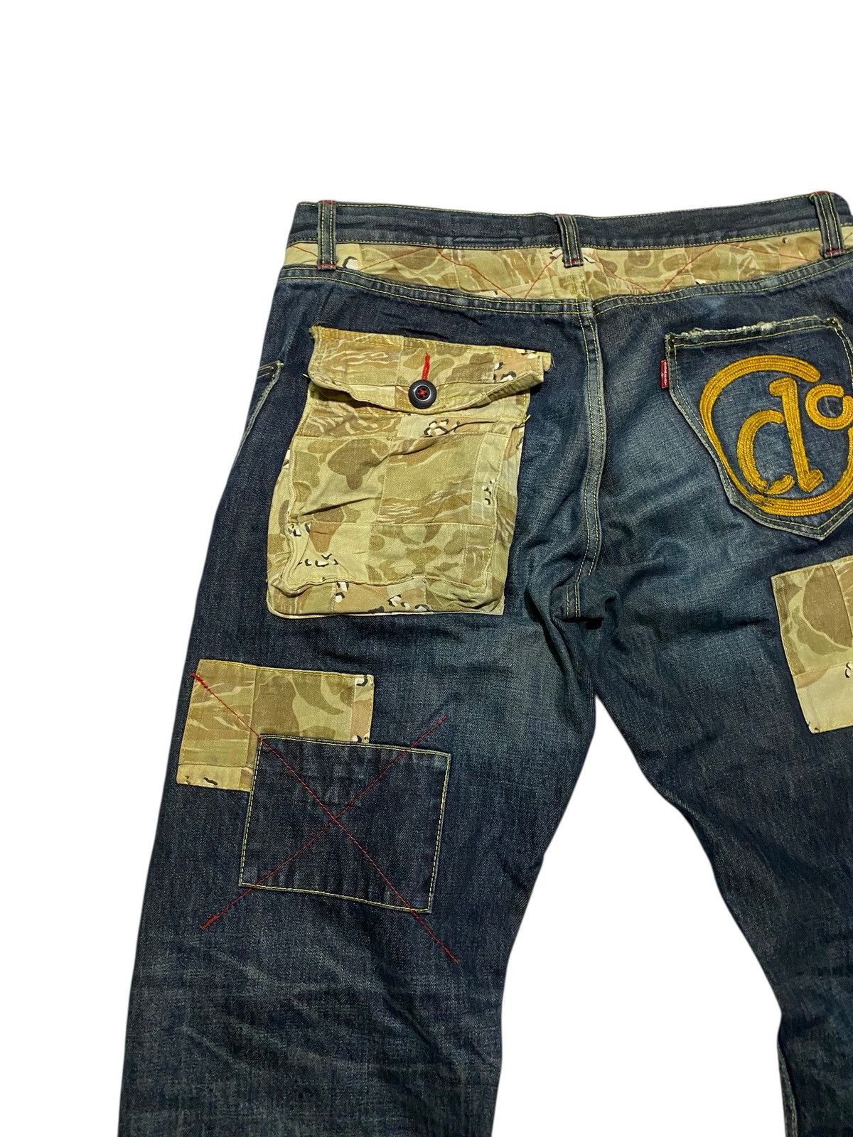 Japanese Brand Doarat Denim Reconstruction/patchwork Jeans Size US 39 - 5 Thumbnail