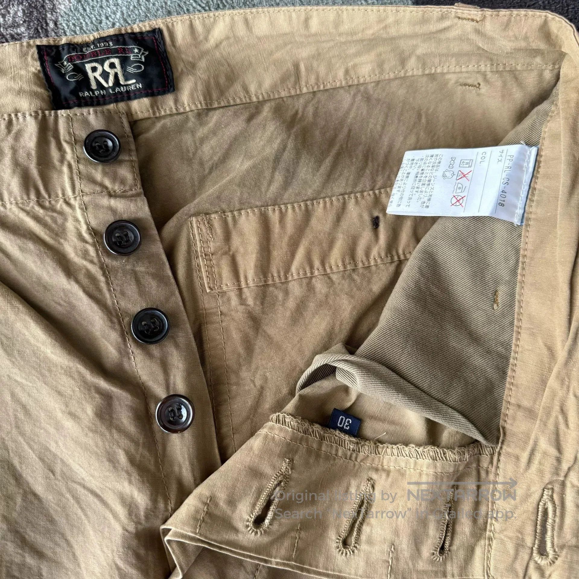RRL Ralph Lauren Ralph Lauren Double RL Casual Pants. Size US 30 / EU 46 - 3 Thumbnail