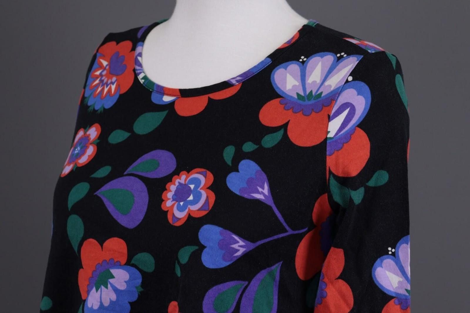 Marimekko Marimekko Mukkamauija Black Blouse Shirt Size XS Size XS / US 0-2 / IT 36-38 - 6 Thumbnail
