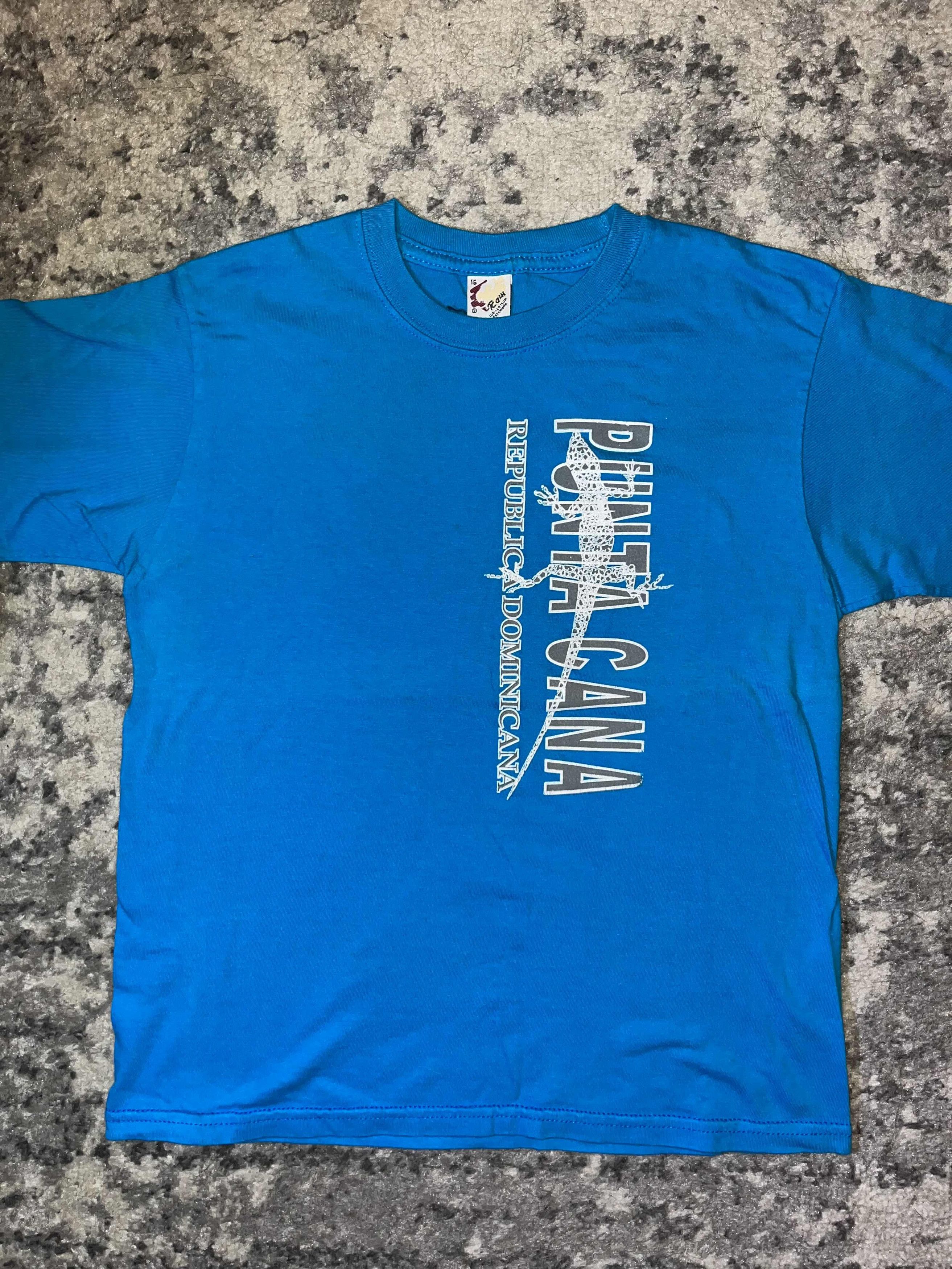 Vacation Dominican Republic Punta Cana Lizard Tourist Tee Size US XS / EU 42 / 0 - 2 Thumbnail