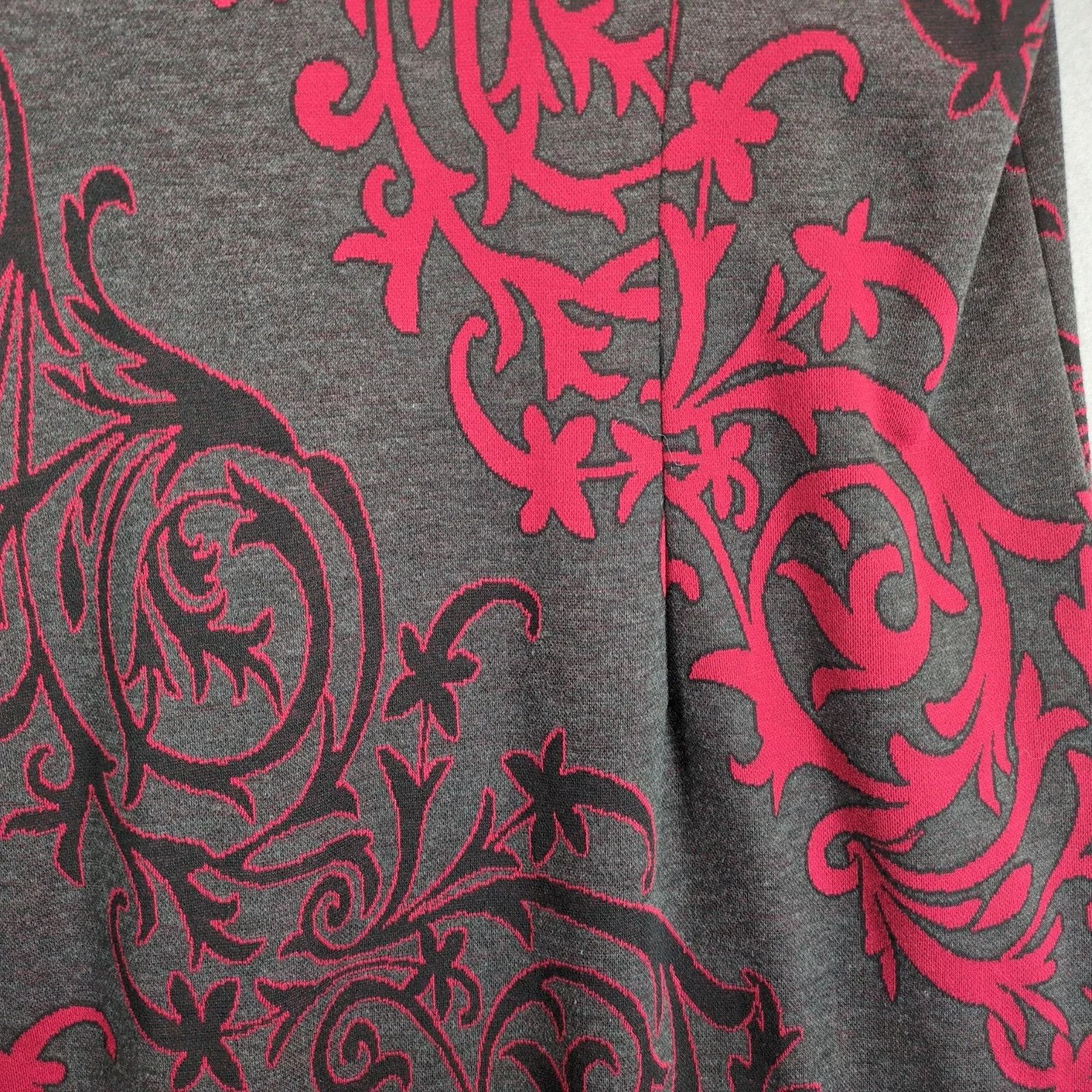 Other Cato Woman A-Line Knit Midi Dress Plus Size 22/24W Paisley Size 3XL / US 20-22 - 8 Thumbnail