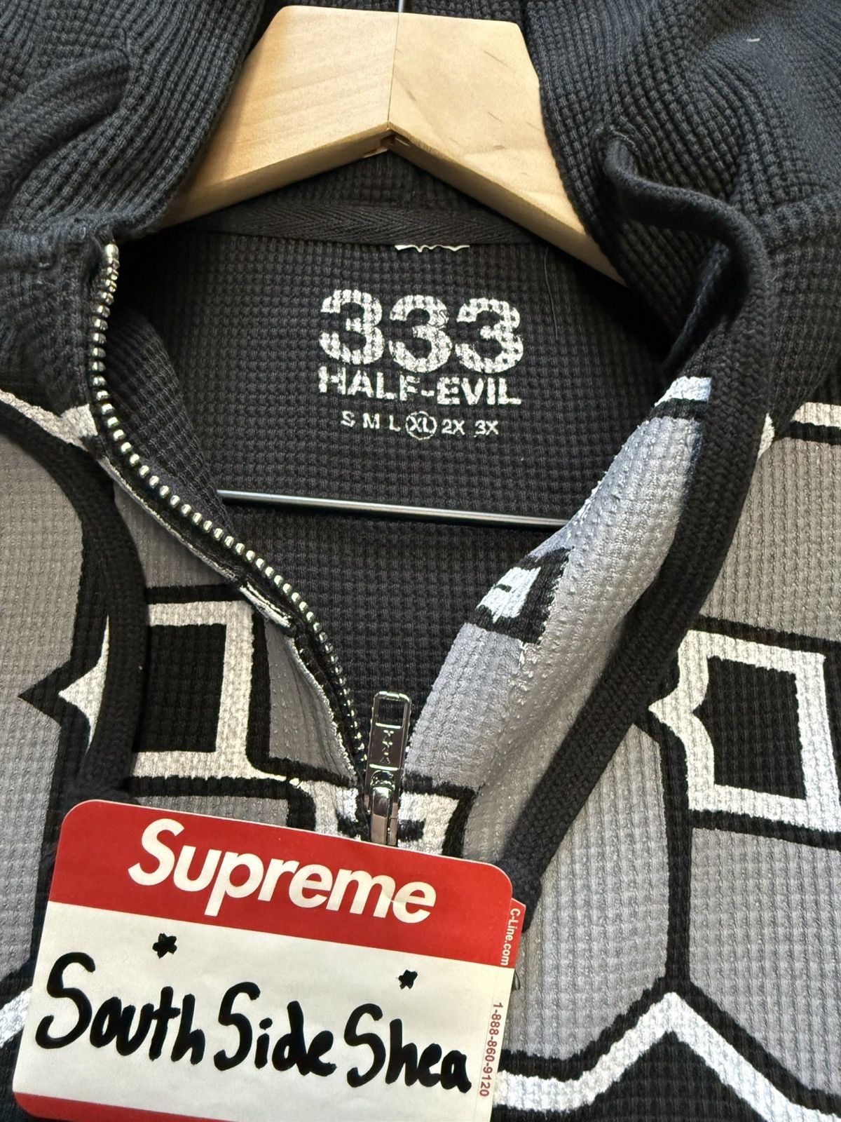 Half Evil Worldwide 333 Thermal Hoodie Size US XL / EU 56 / 4 - 2 Thumbnail