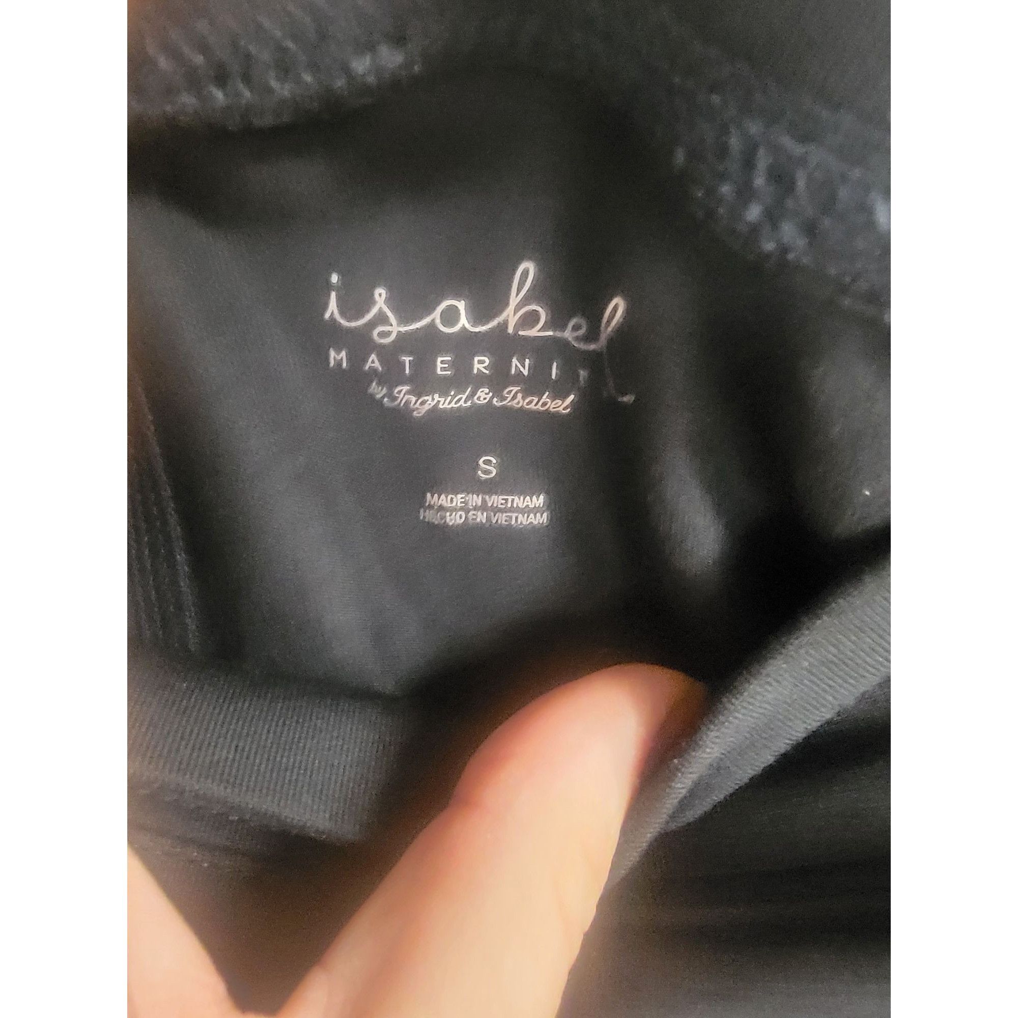 Other Isabel Maternity Black Leggings Size Small Size 27" / US 4 / IT 40 - 2 Thumbnail