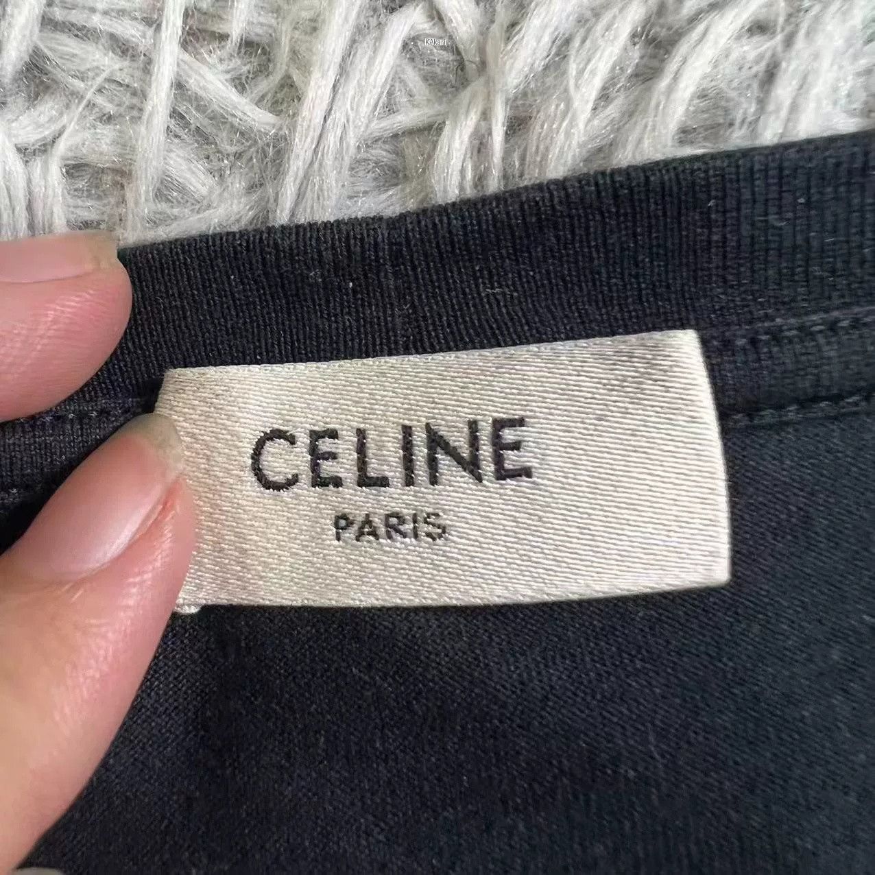 Celine Celine Logo Short-Sleeve T-Shirt Size US XL / EU 56 / 4 - 3 Thumbnail