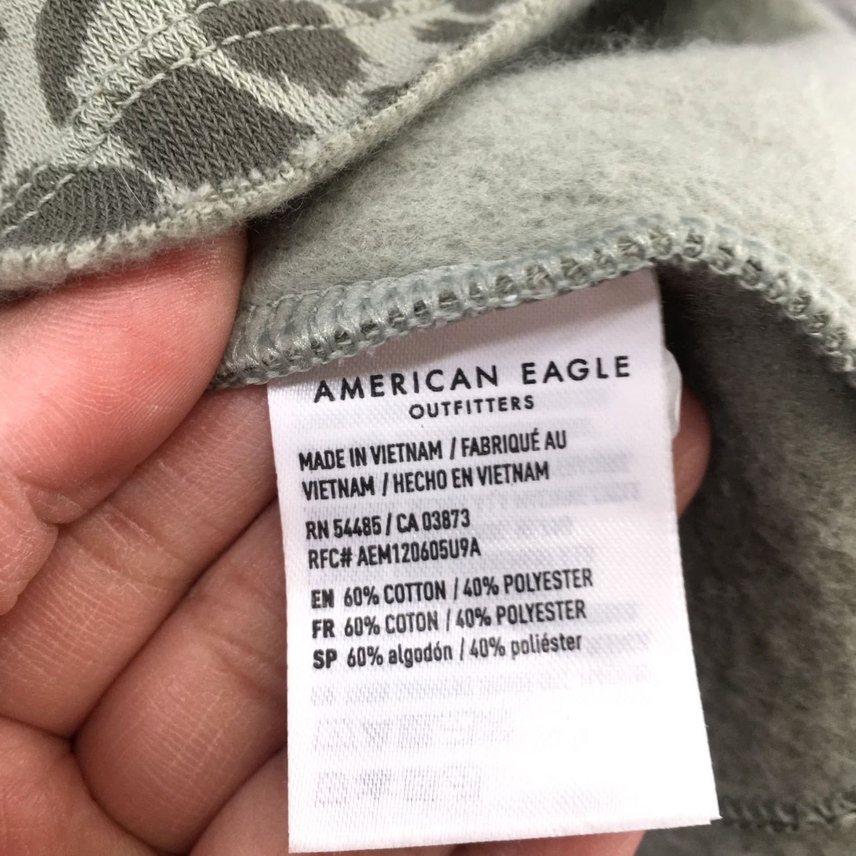 American Eagle Outfitters American Eagle Outfitters Sweatshirt Womens S Petite Green Cotton Blend Long Sleeve Pullover Turtleneck Casual Coat? Size S / US 4 / IT 40 - 7 Thumbnail