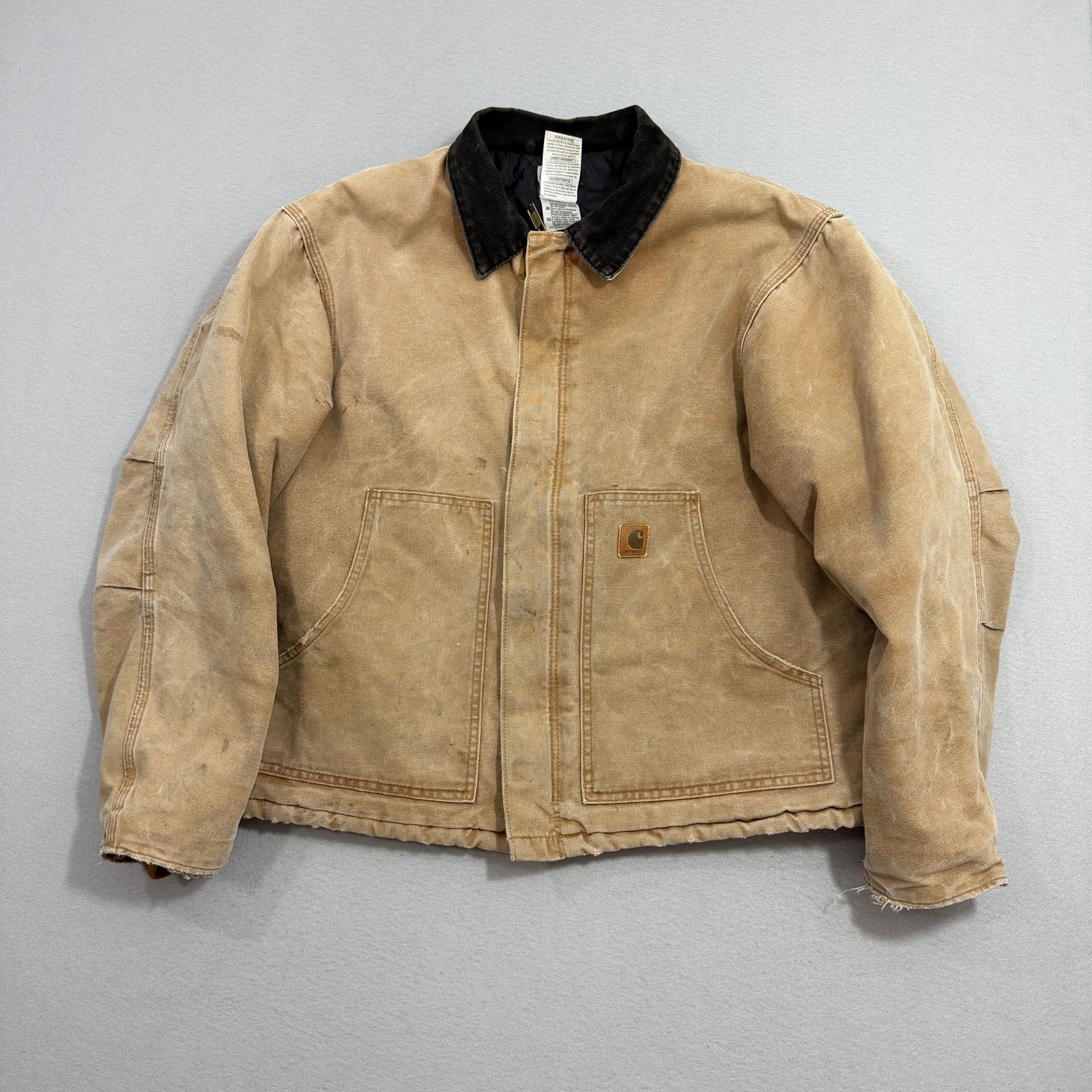 Carhartt Vintage Carhartt J22 BRN Arctic Jacket XL 2006 Distressed Size US XL / EU 56 / 4 - 1 Thumbnail