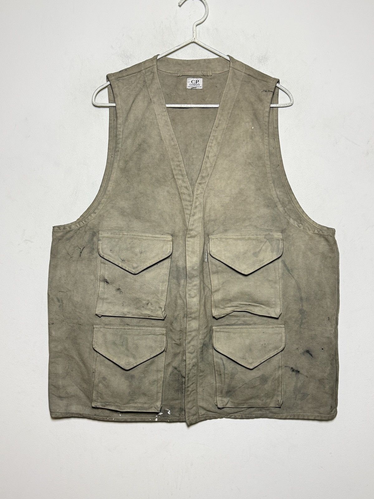 C.P. Company cp company massimo osti utility overdyed vest Size US XL / EU 56 / 4 - 1 Thumbnail