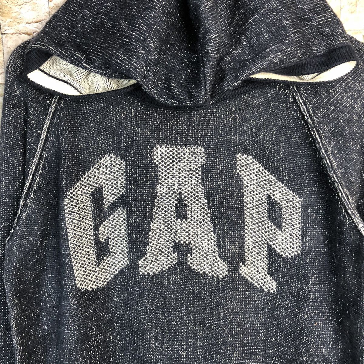 Gap Gap Dark blue faded vintage Hoodie sweatshirt #A255 Size US M / EU 48-50 / 2 - 9 Thumbnail