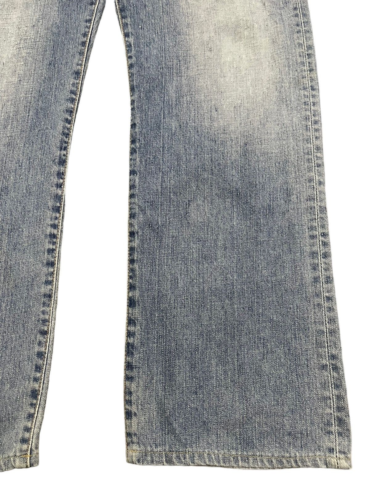 Edwin Vintage Japan Edwin 503 Blue Wash Distress Baggy Jeans Size US 34 / EU 50 - 6 Thumbnail
