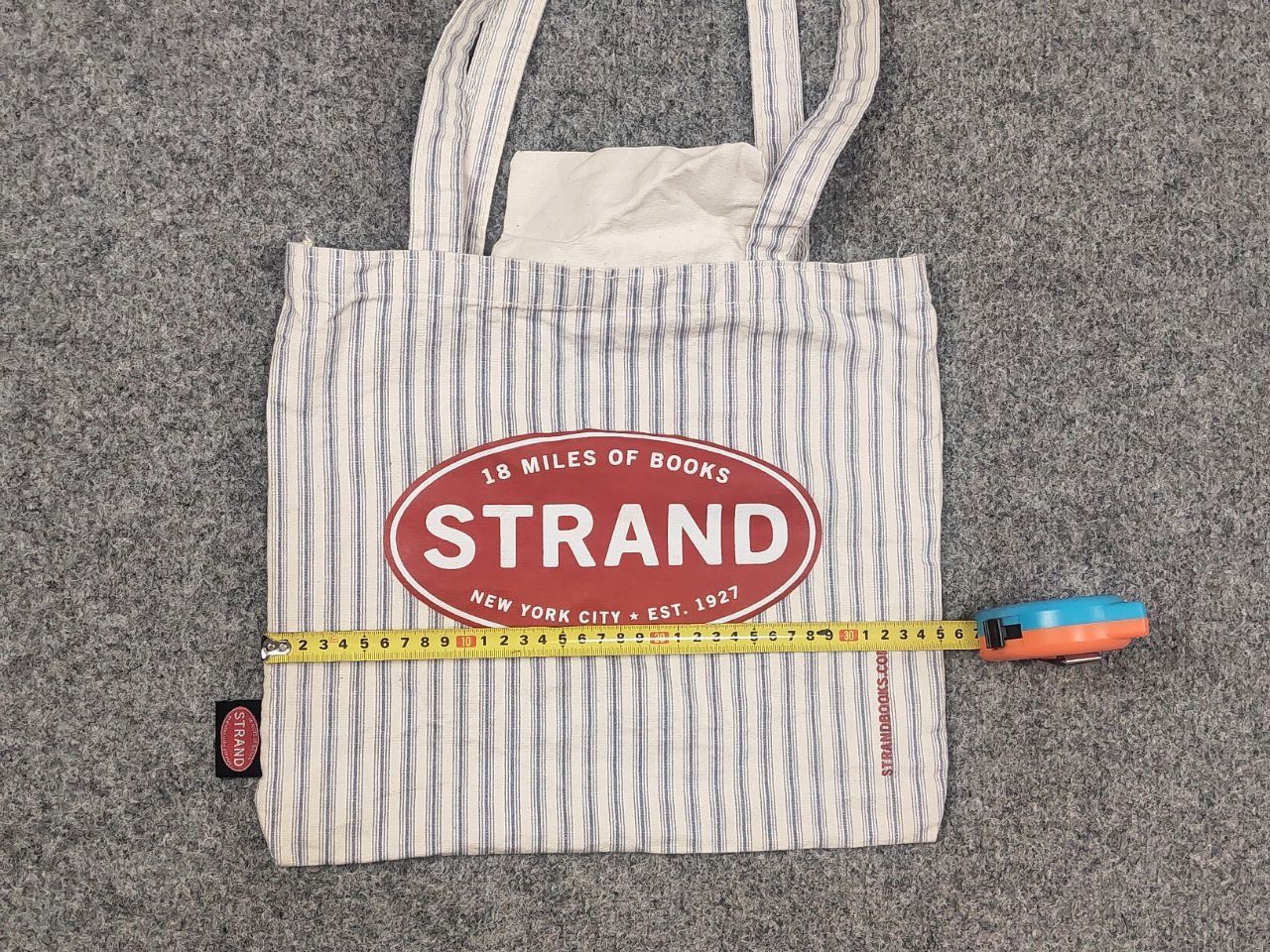 Vintage Strand 18 miles of books New York Design Shopper Tote Bag Size ONE SIZE - 19 Thumbnail