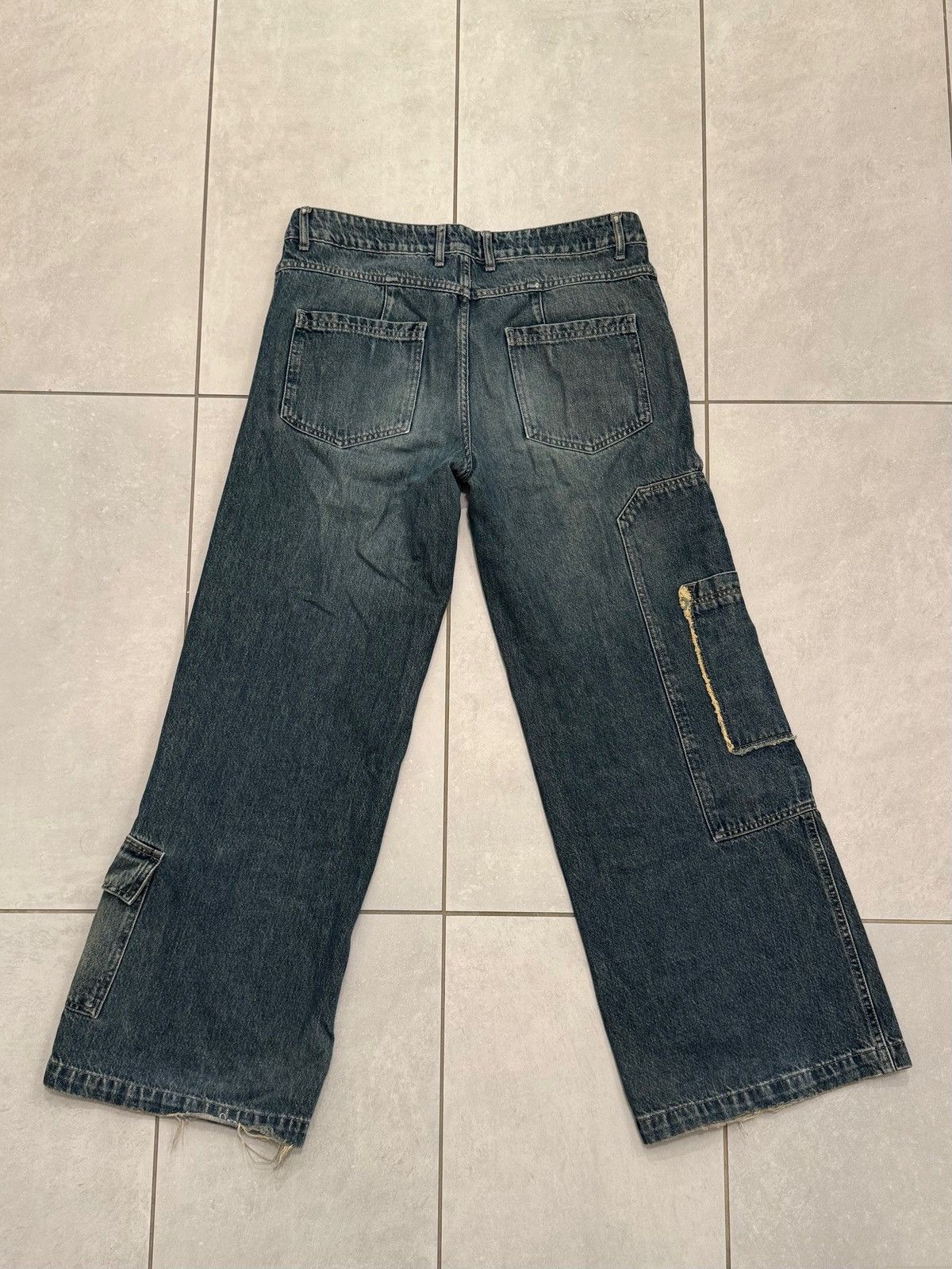 Minga London Wide legged Distressed Jeans Size 30" / US 8 / IT 44 - 2 Thumbnail