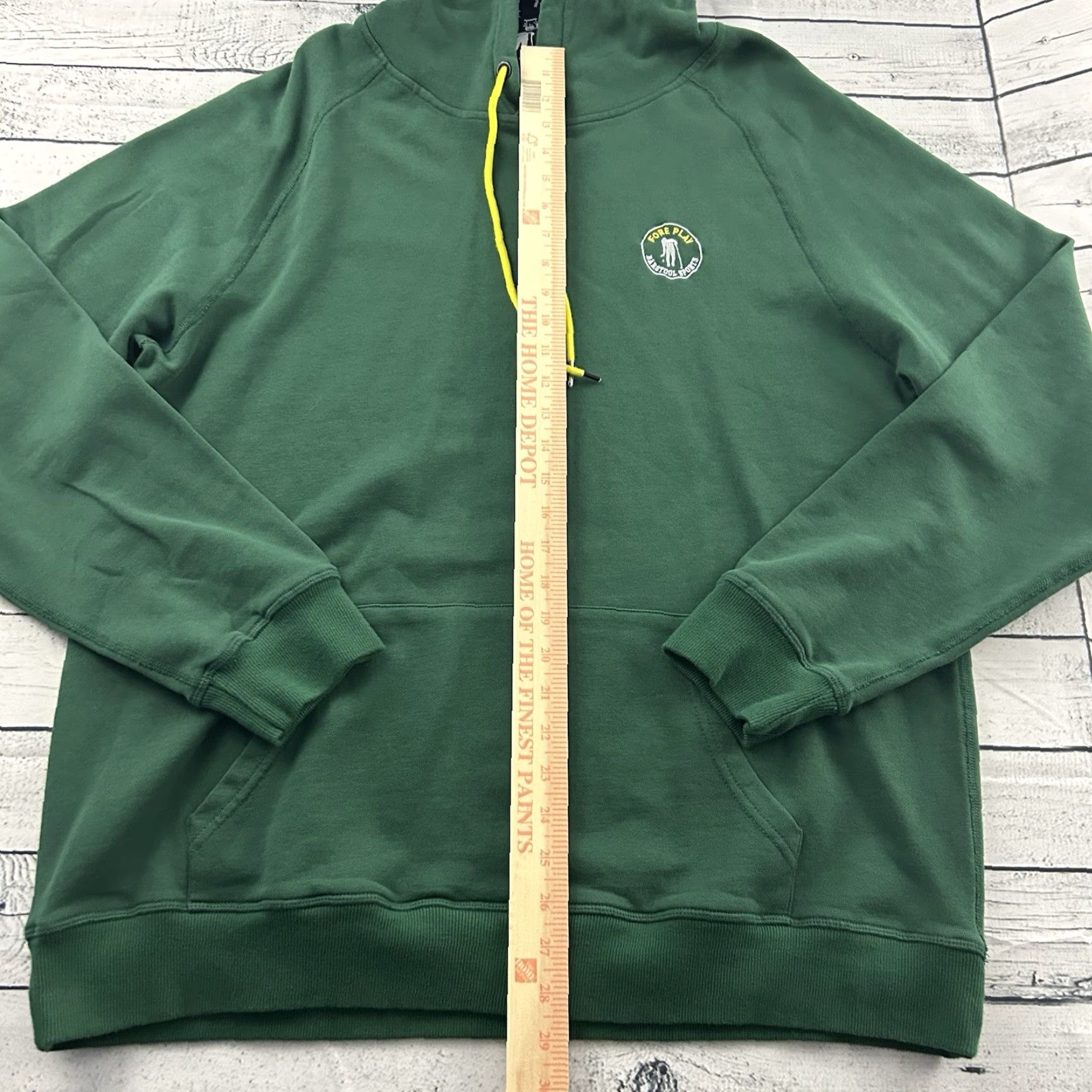 Vintage Barstool Sports Fore Play Pullover Hoodie Sweatshirt Men 2XL Green Size US XXL / EU 58 / 5 - 3 Thumbnail