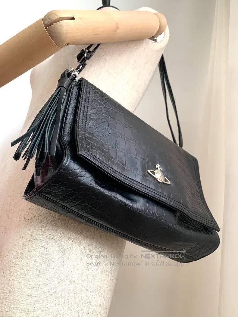 Vivienne Westwood vivienne westwood size os Black and Silver Crocodile Patter Size ONE SIZE - 4 Thumbnail
