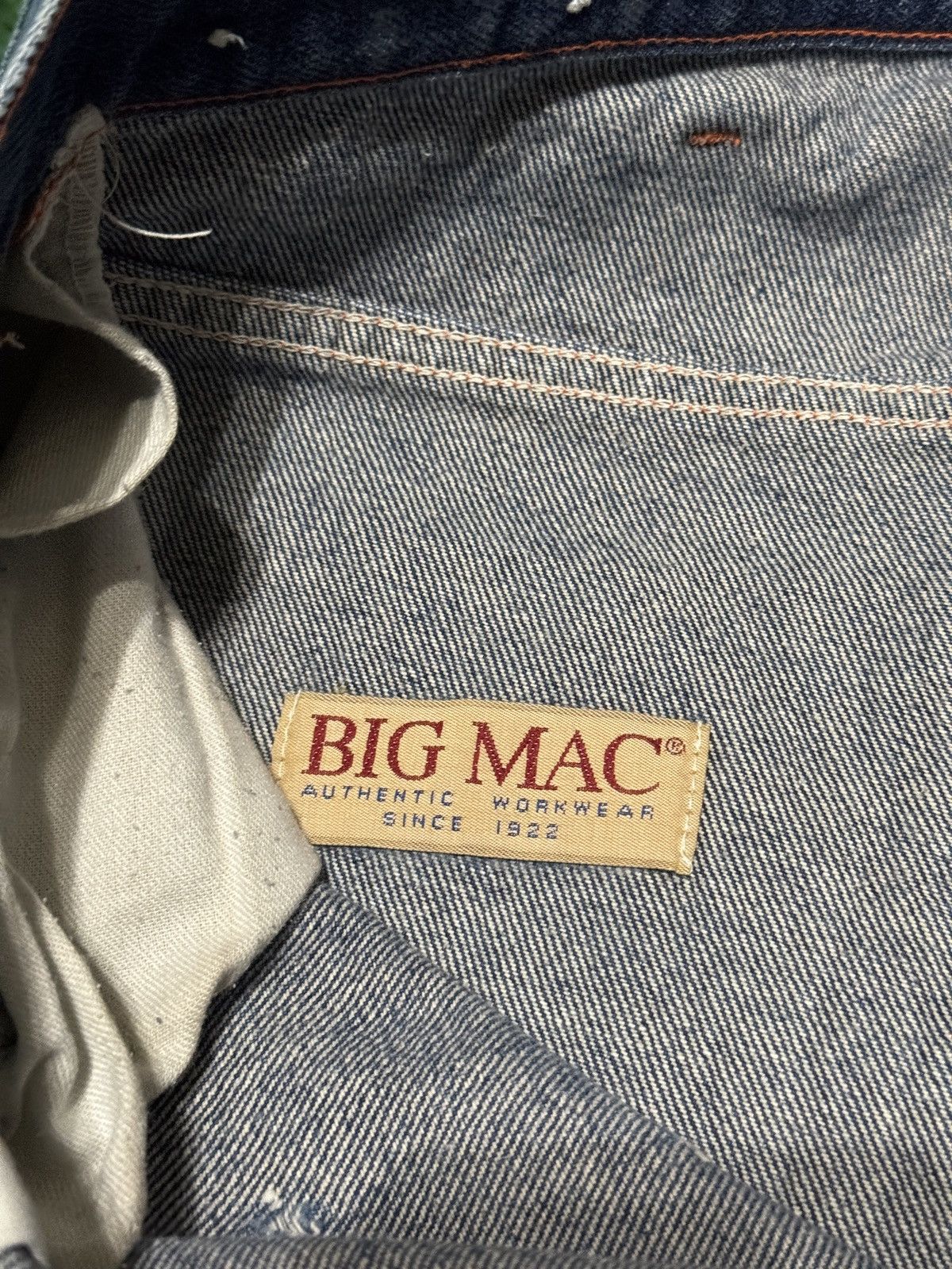 Big Mac Vintage Big Mac Denim Carpenter Distressed 38x27 Jeans Size US 36 / EU 52 - 5 Thumbnail