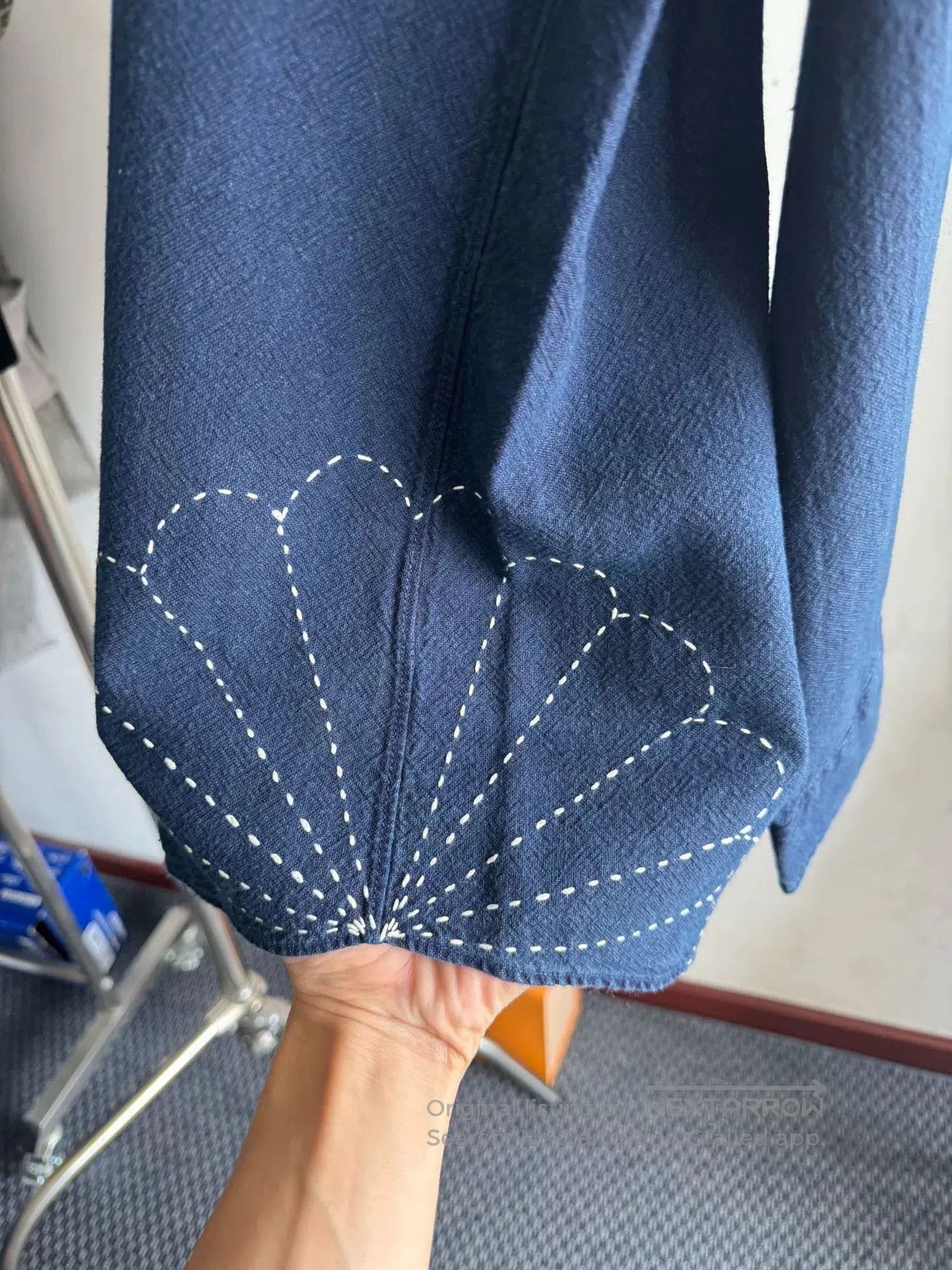 Visvim Visvim Limited Edition Indigo Stitch Shirt. Size US L / EU 52-54 / 3 - 3 Thumbnail