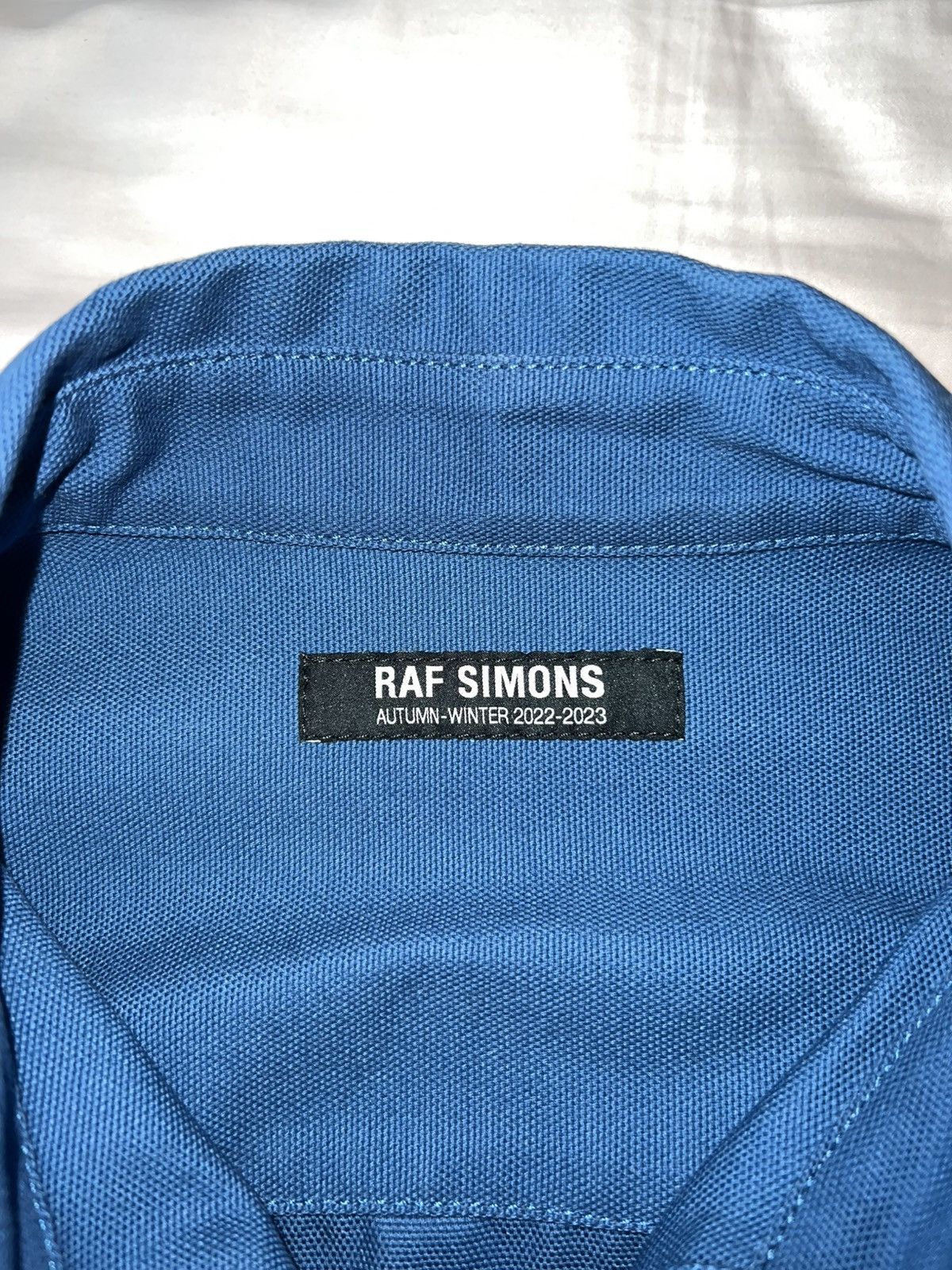 Raf Simons Raf Simons Leather Patch Overshirt Jacket Size US S / EU 44-46 / 1 - 5 Thumbnail