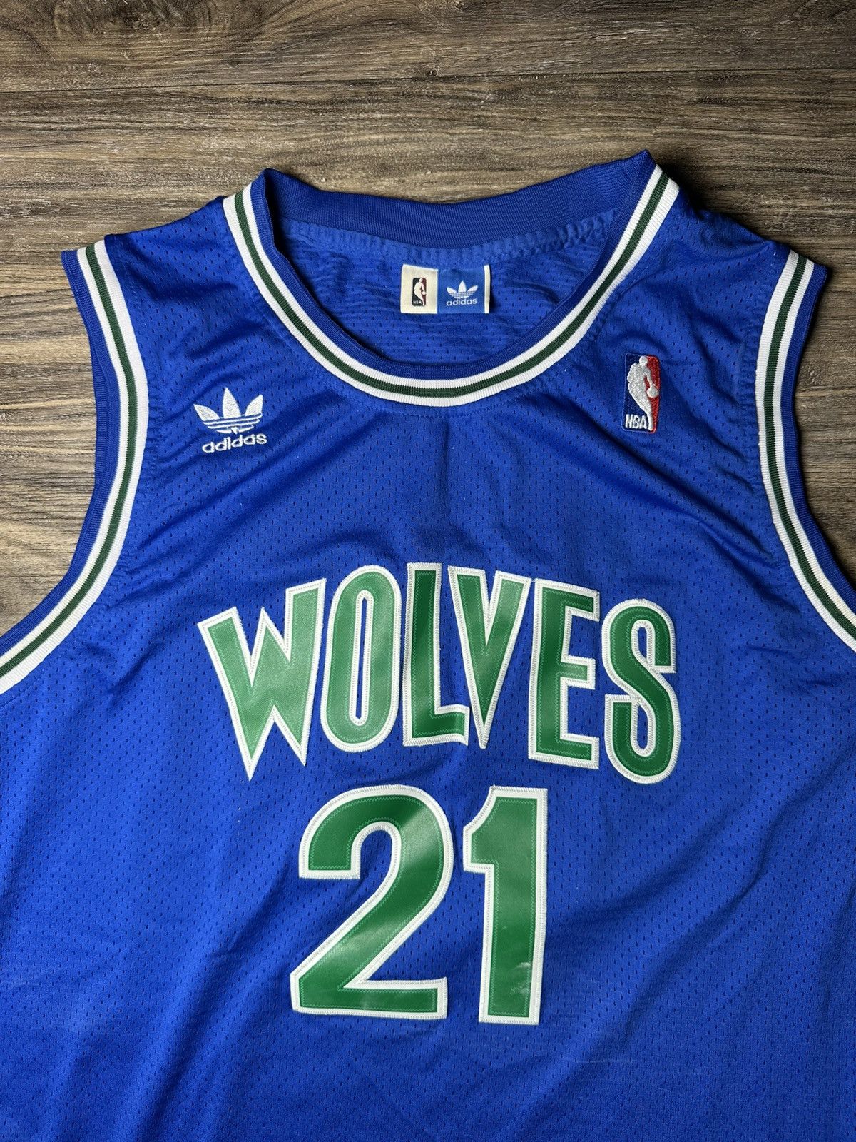 Adidas Adidas Hardwood Kevin Garnett Minnesota Timberwolves Jersey Size US L / EU 52-54 / 3 - 3 Thumbnail