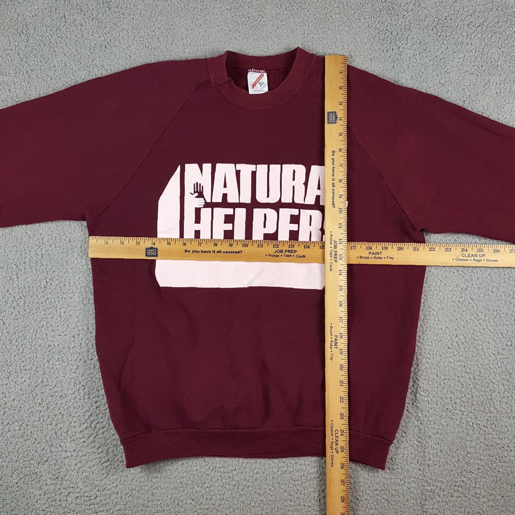 Jerzees VINTAGE Jerzees Sweatshirt 90s Pullover Crewneck XL Red Men Size US XL / EU 56 / 4 - 6 Thumbnail