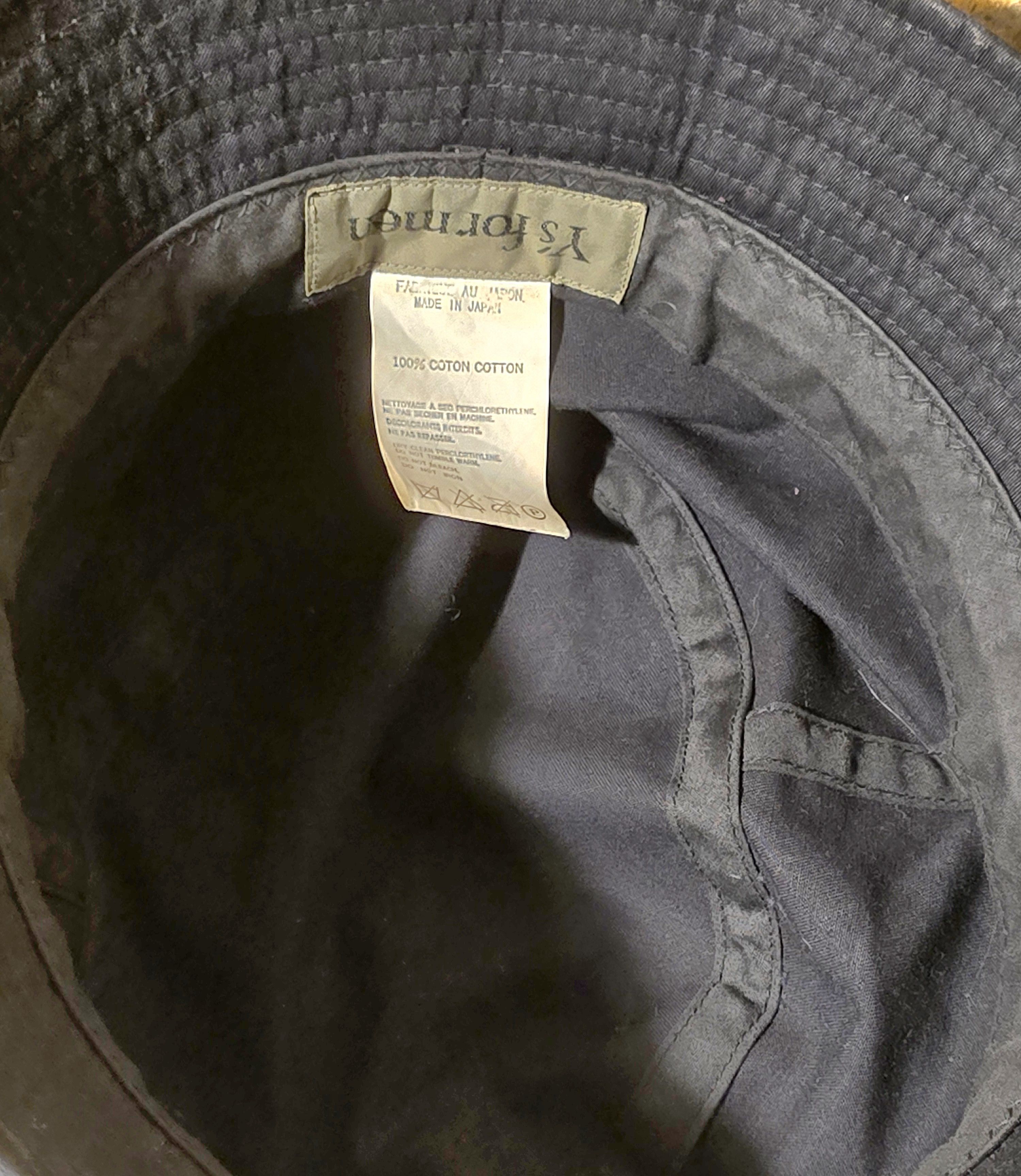 Yohji Yamamoto Y's for men black bucket hat size 58.5 Size ONE SIZE - 3 Thumbnail
