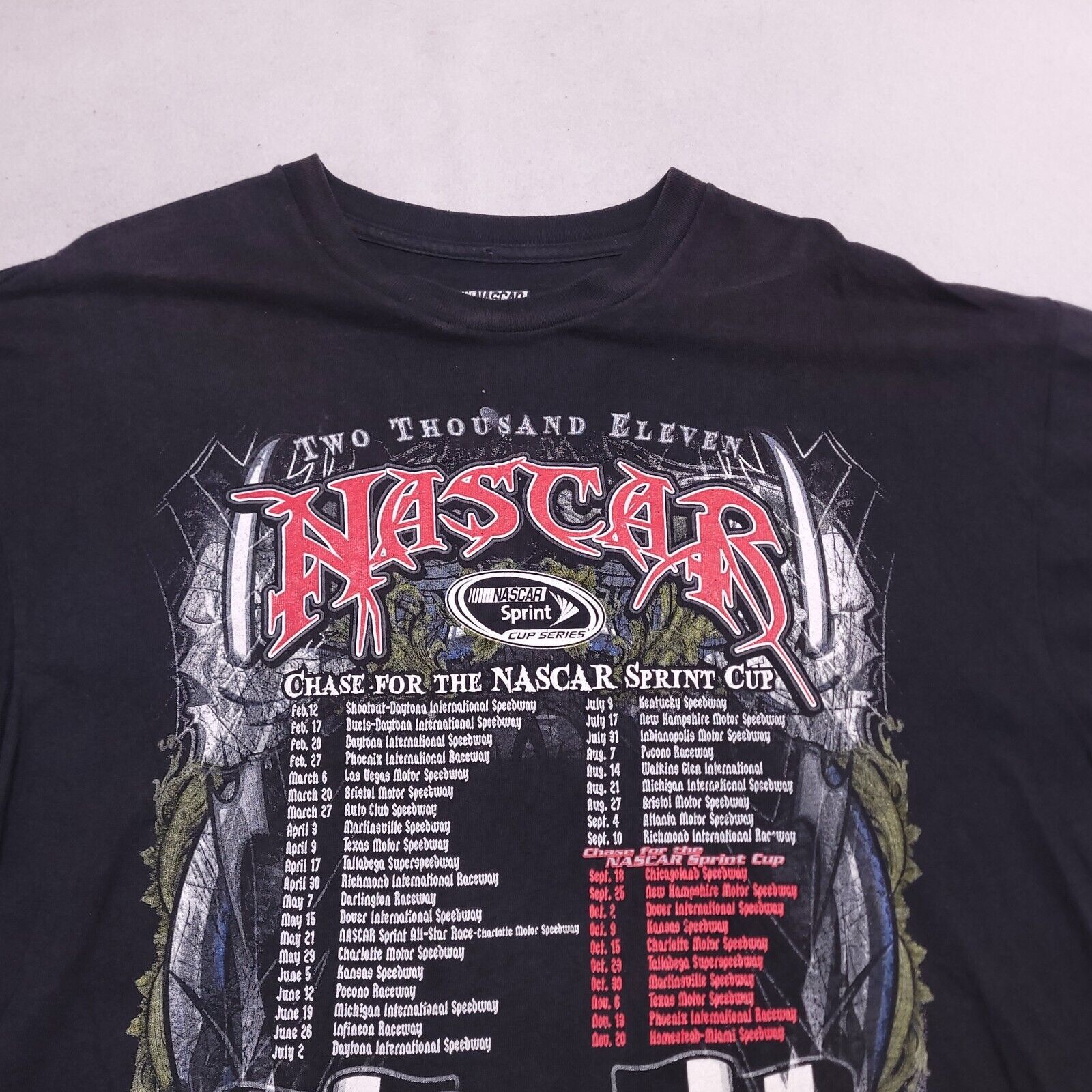 NASCAR Nascar Graphic T-Shirt Adult Mens Size Extra Large XL Black Size US XL / EU 56 / 4 - 1 Thumbnail