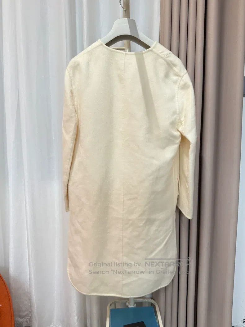 Hermes Hermes white cashmere sweater Size XXS / US 00 / IT 34 - 2 Thumbnail