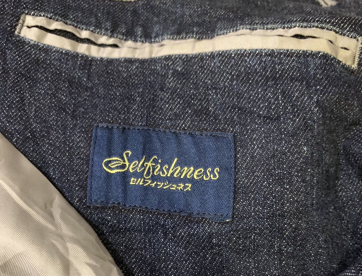 Japanese Brand Selfishness Blue Denim Jacket Size US M / EU 48-50 / 2 - 8 Thumbnail