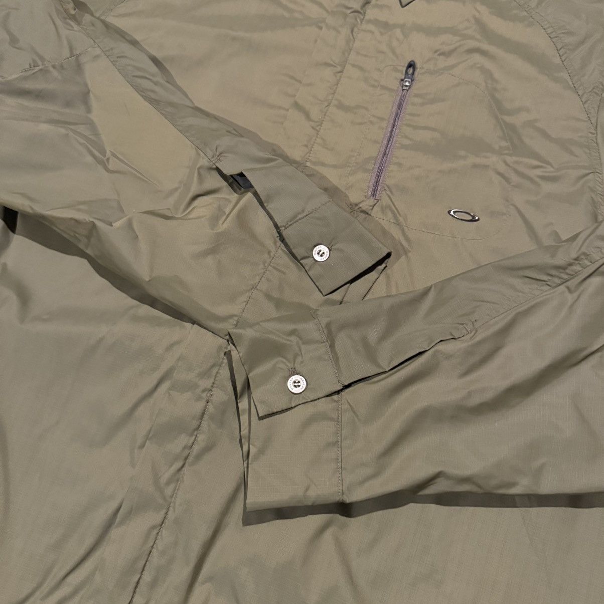 Oakley Brand New 2000s Oakley Software Nylon Zip Windbreaker Jacket Size US XL / EU 56 / 4 - 4 Thumbnail