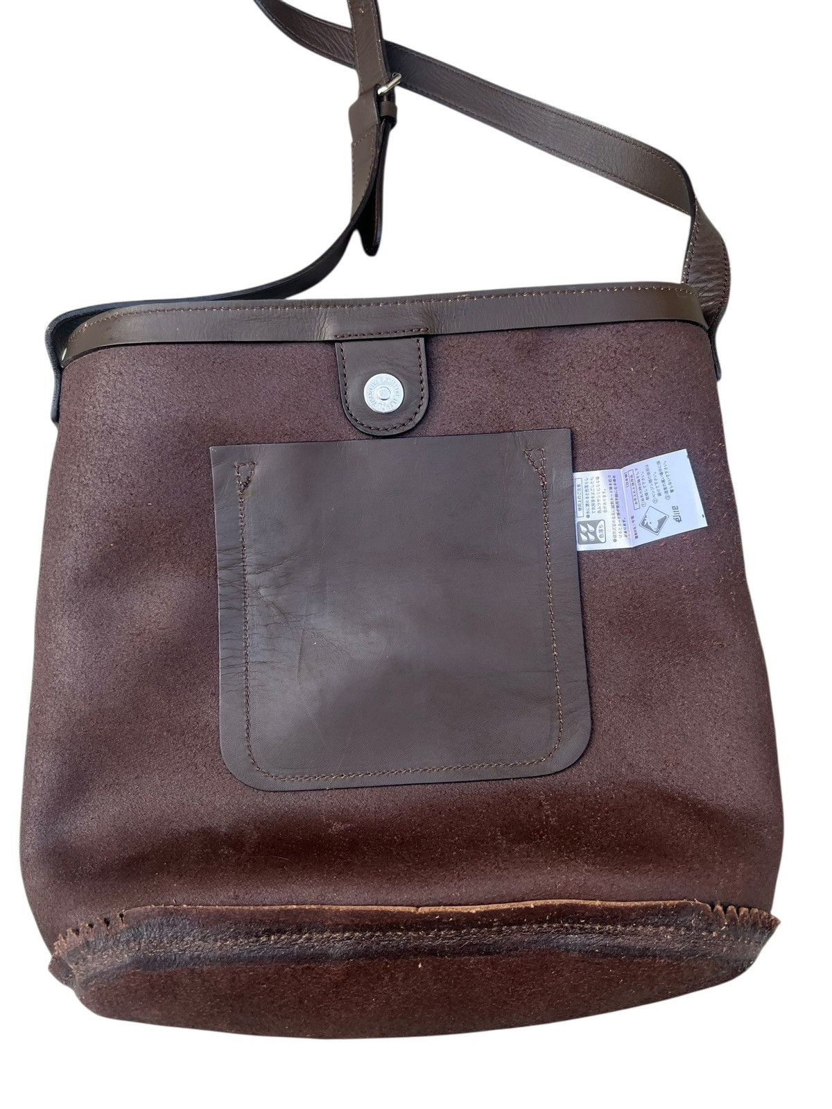 Margaret Howell Vintage Margaret Howell Patina Scratch Cowhide Leather Bag Size ONE SIZE - 14 Thumbnail