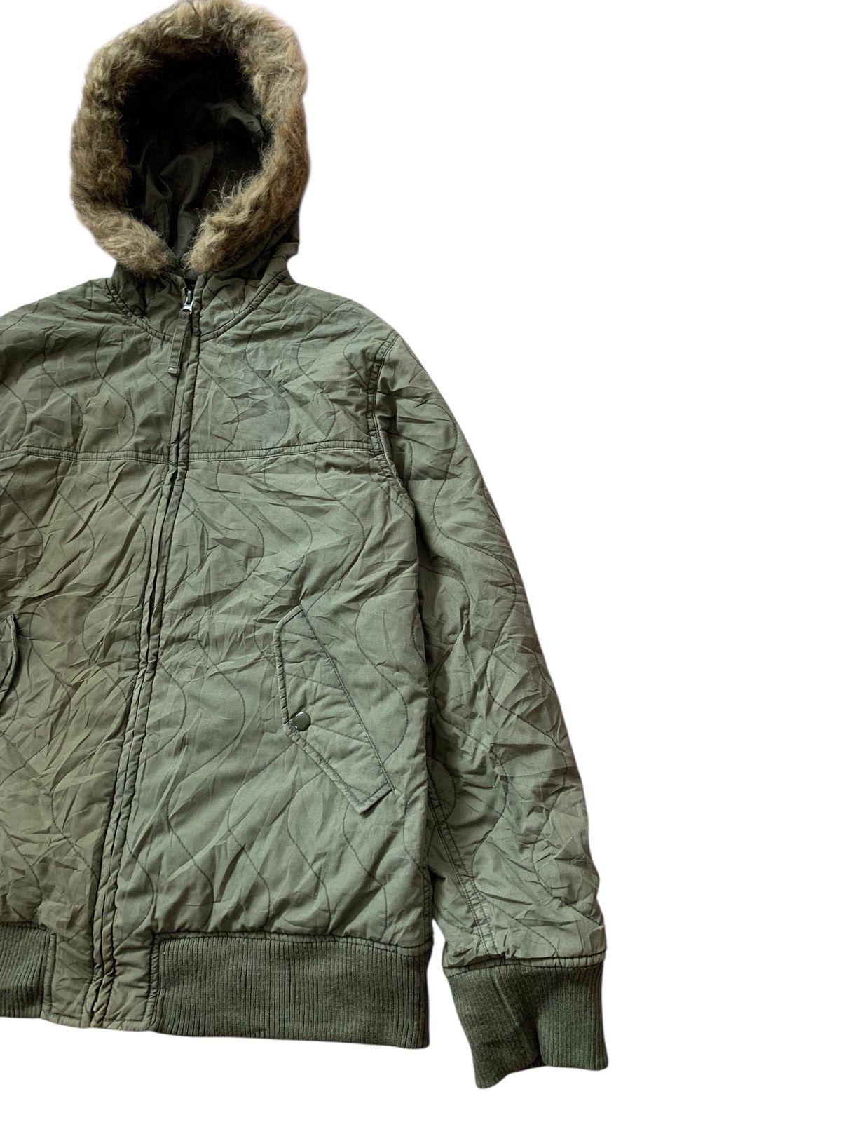 GOA 🔥JAPANESE BRAND QUILTED FUR JACKETS Size US M / EU 48-50 / 2 - 3 Thumbnail