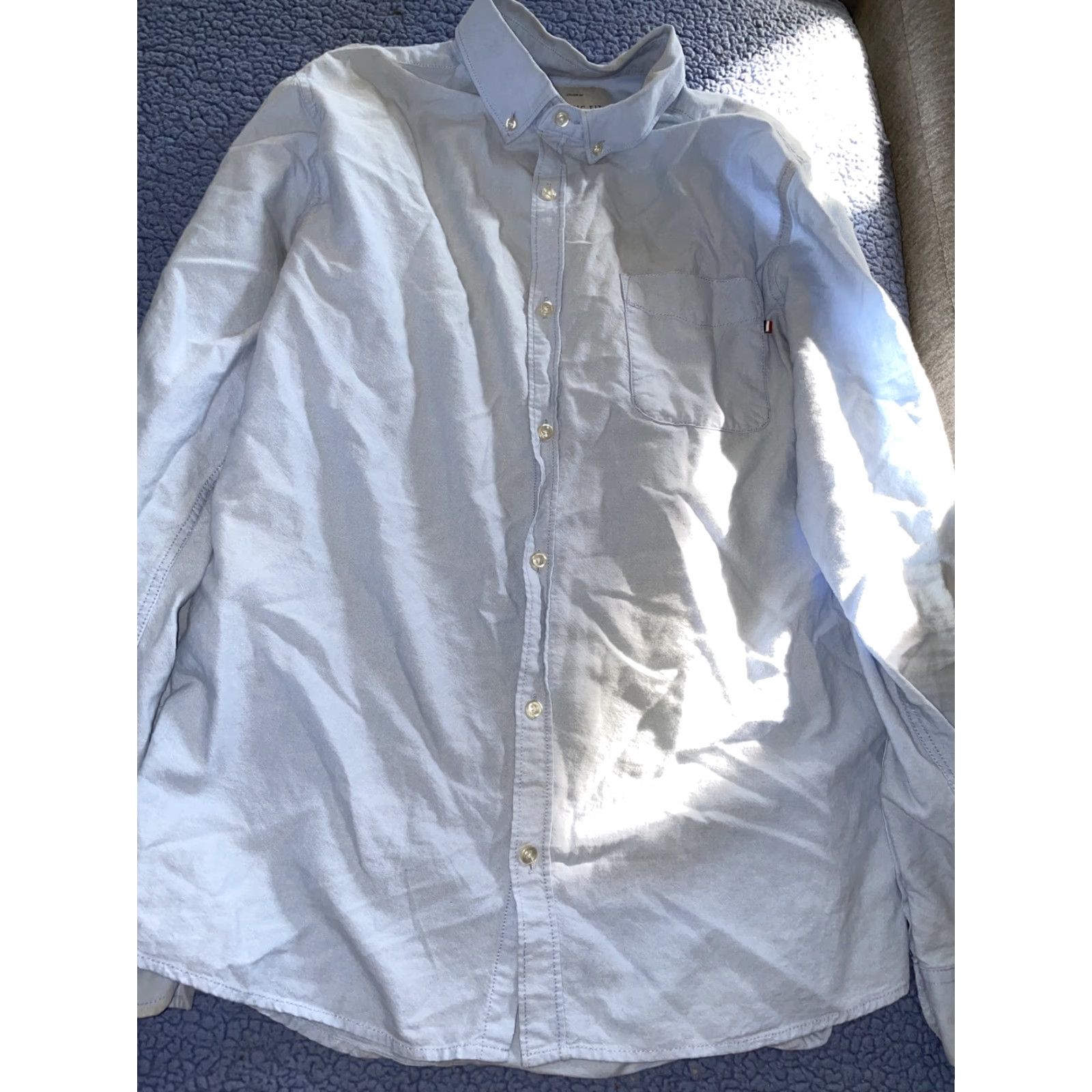 Cotton On blue button up Mens Medium Regular Long Sleeve blue button up mens Medium blue button up Mens Medium Regular Long Sleeve Size US M / EU 48-50 / 2 - 3 Thumbnail