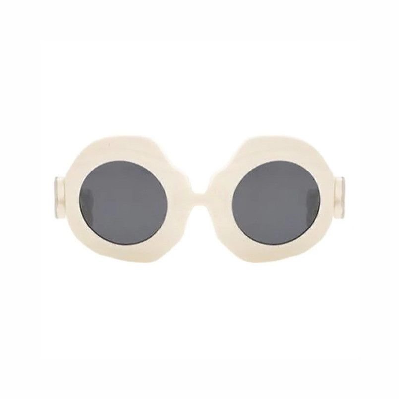 Jeremy Scott Jeremy Scott Oversized Sunglasses Bones Special Cream Grey Size ONE SIZE - 2 Thumbnail