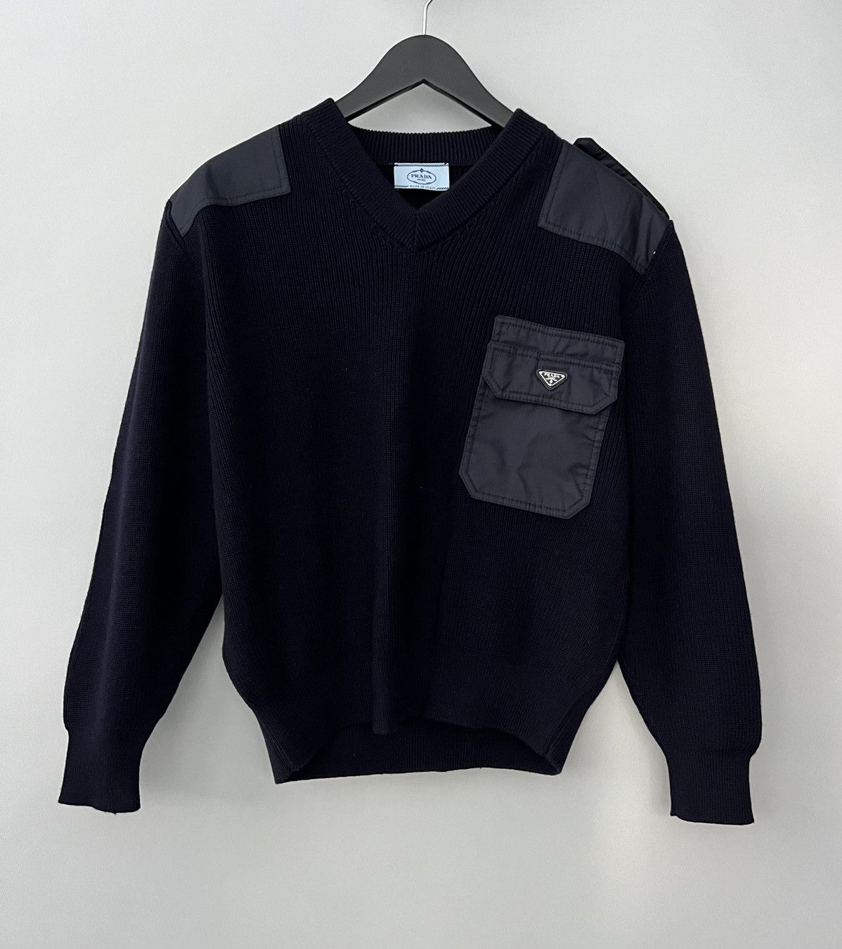Prada Prada Military Sweater Size US S / EU 44-46 / 1 - 1 Thumbnail