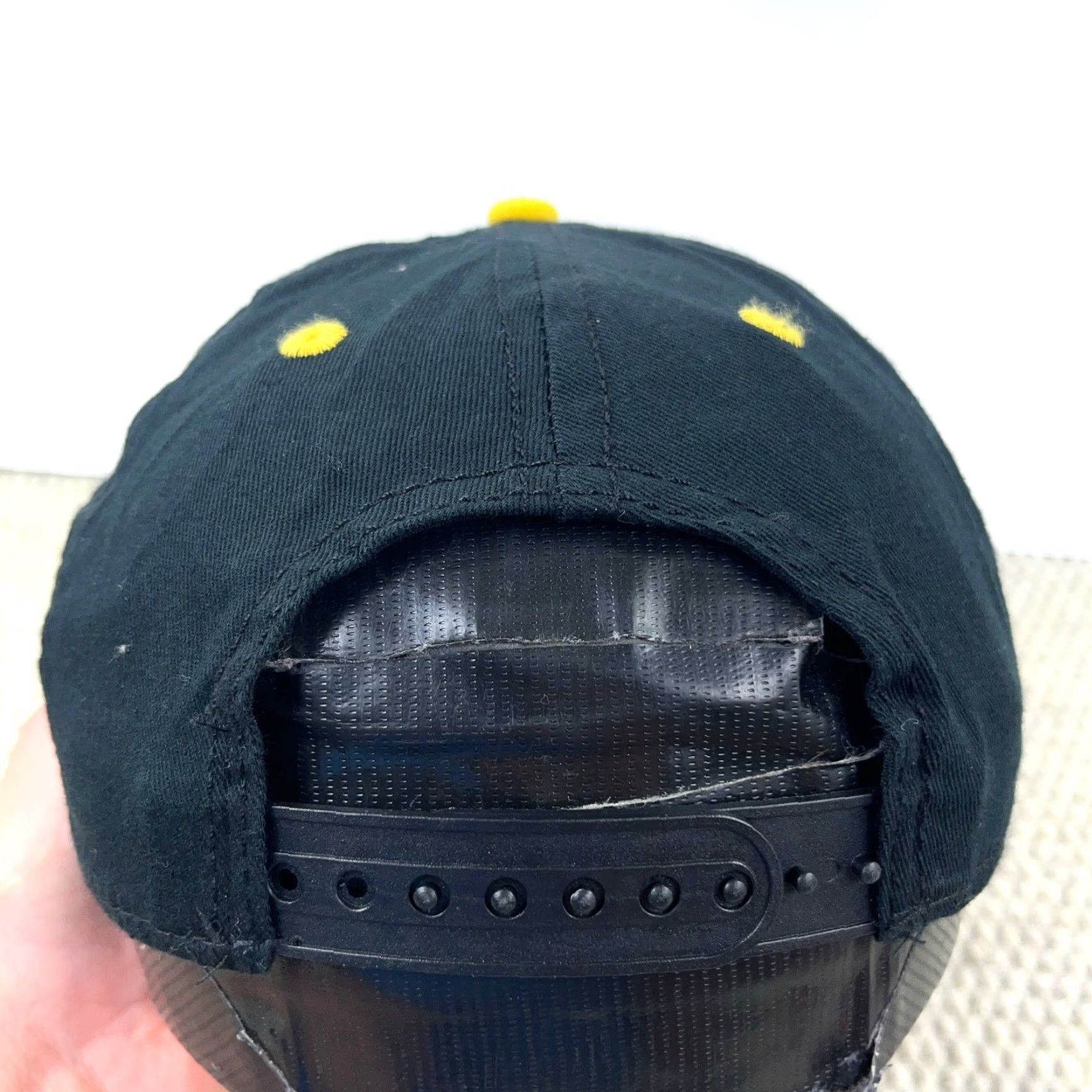 Mad Engine The Simpsons Snapback Hat Cap Bart Simpson Black Yellow Mad Engine Retro Adult Size ONE SIZE - 4 Thumbnail
