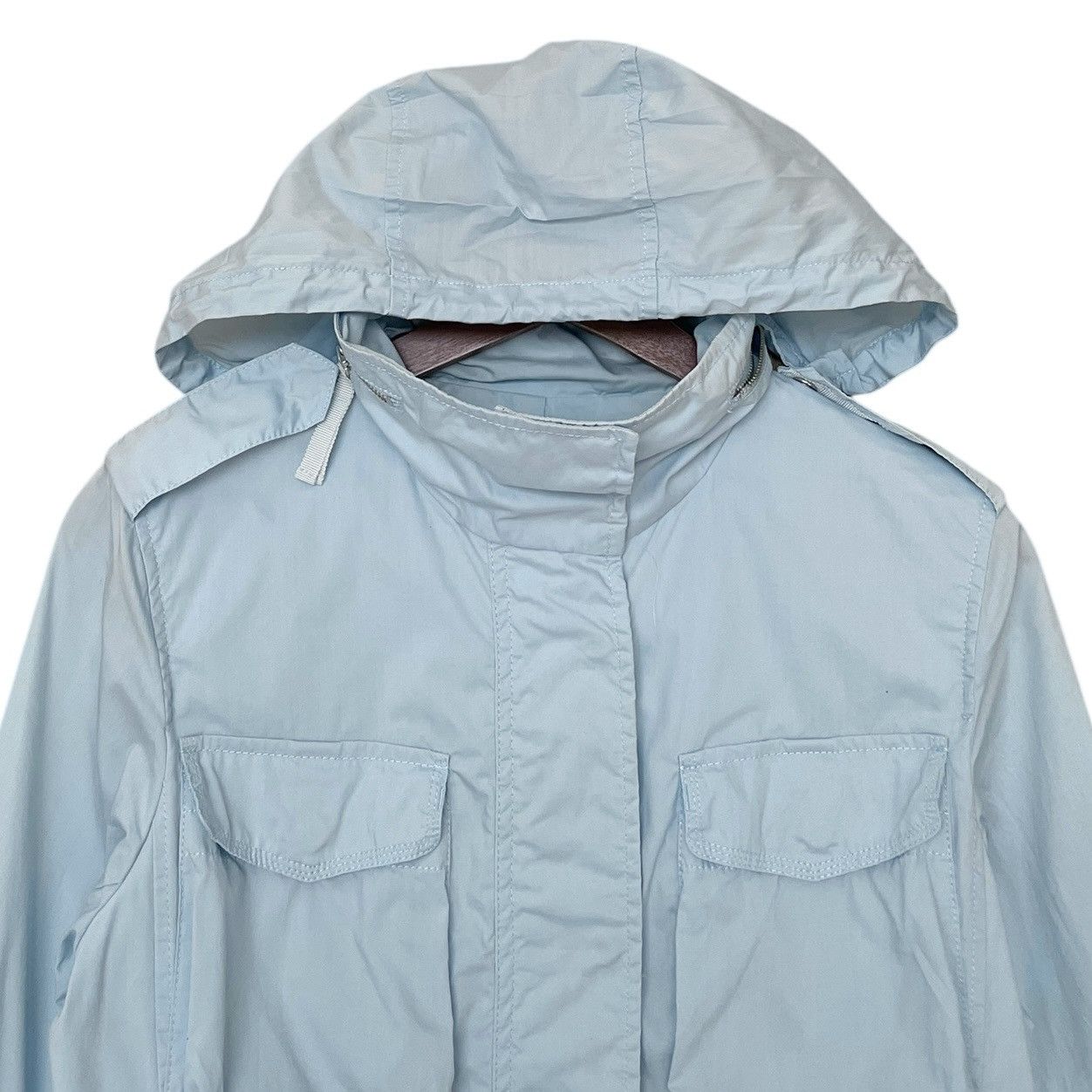Japanese Brand Vintage Japanese Brand Ined Nylon Hoodies 2000s Size US M / EU 48-50 / 2 - 7 Thumbnail