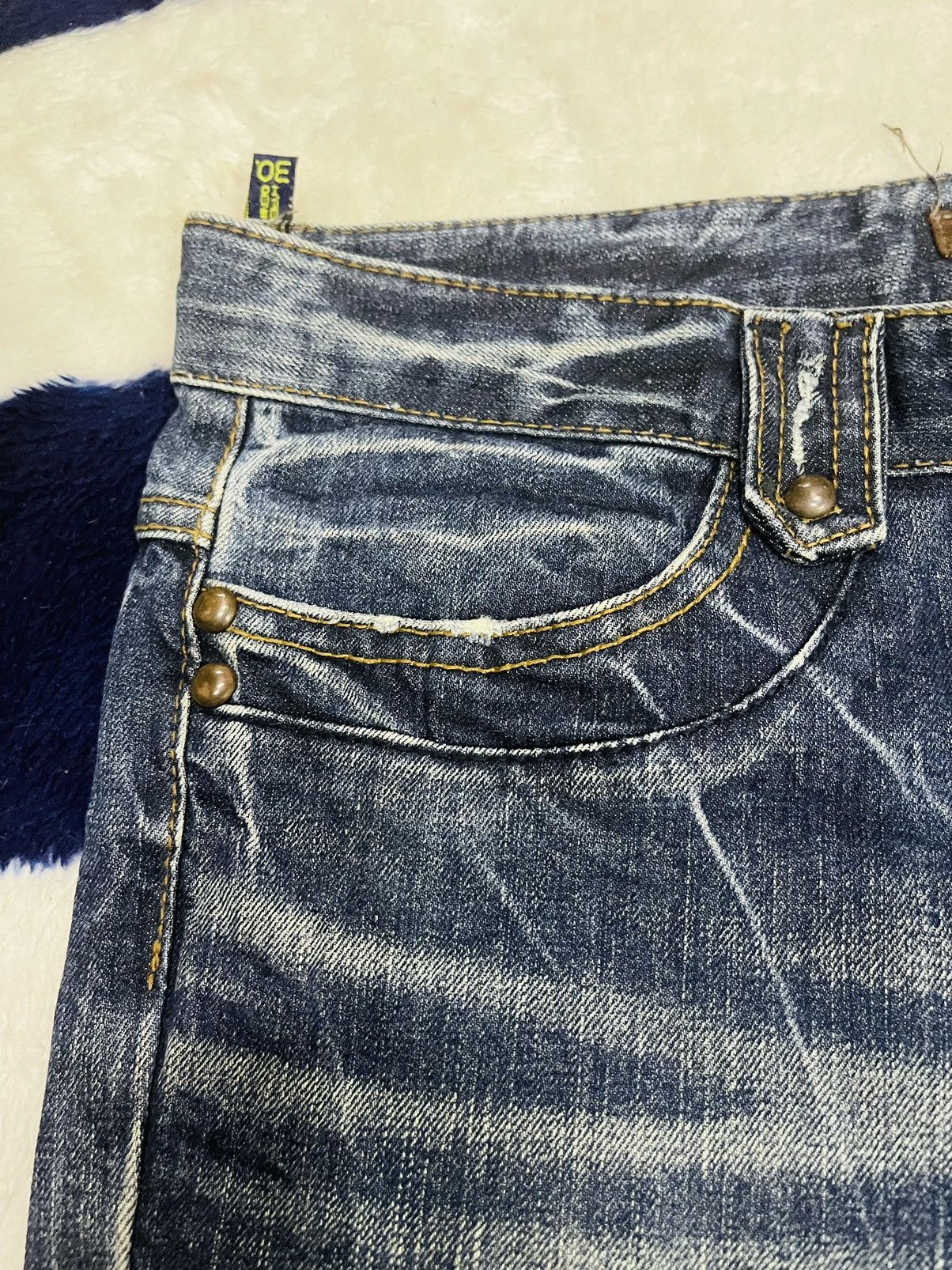 Japanese Brand 3Q Hot Pepper Jeans (11) Size 32" / US 10 / IT 46 - 10 Thumbnail
