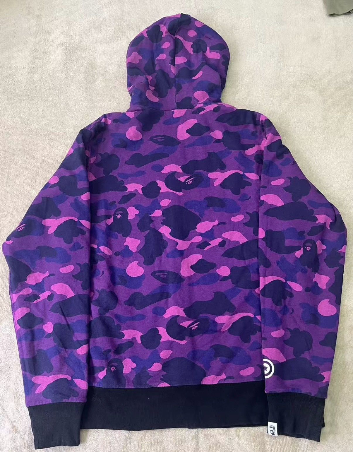 Bape BAPE Reversible Purple Black Camo Shark Jacket K5 Size US XXL / EU 58 / 5 - 2 Thumbnail