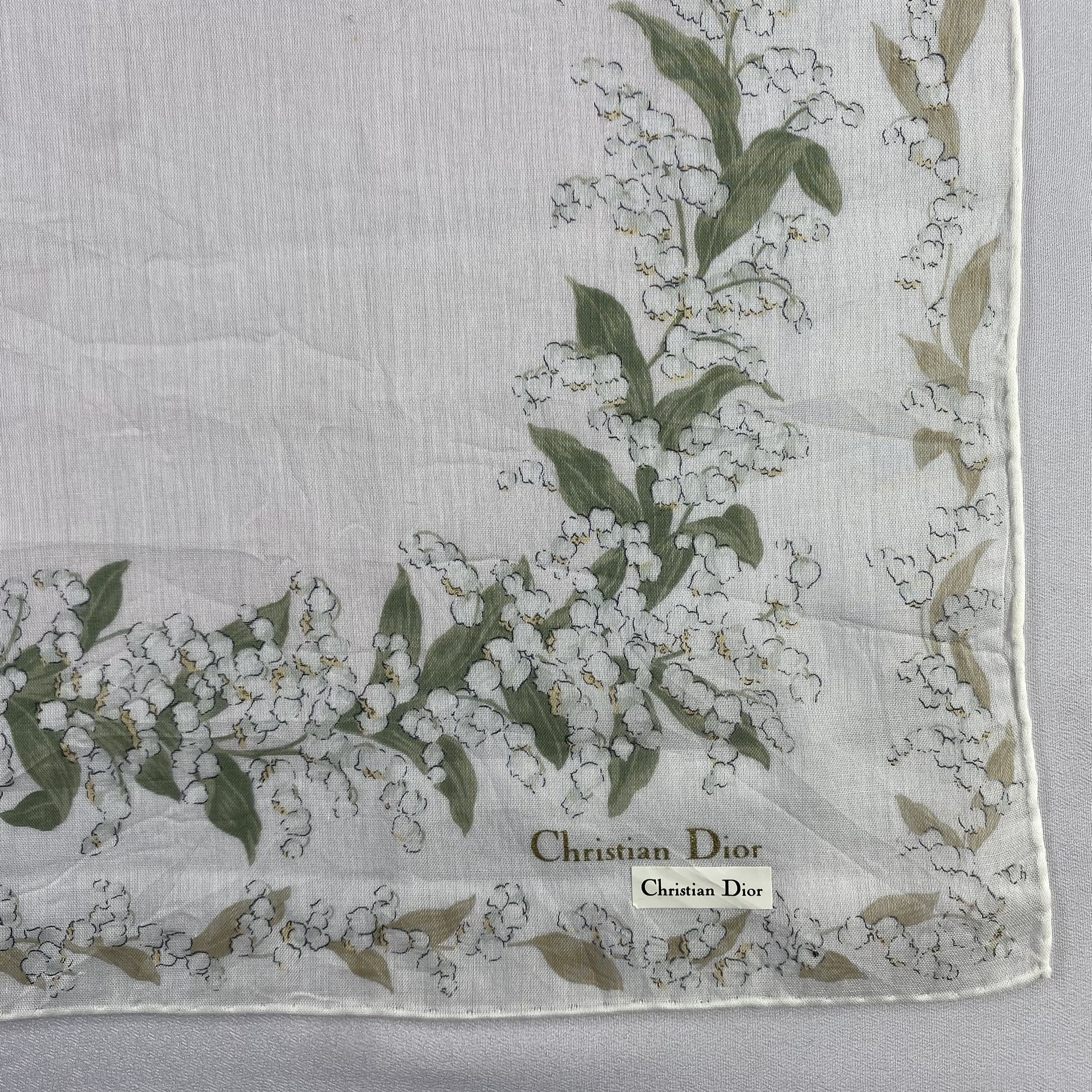 Vintage NWT Christian Dior Monsieur Handkerchief / Neckerchief-P1834 Size ONE SIZE - 3 Thumbnail