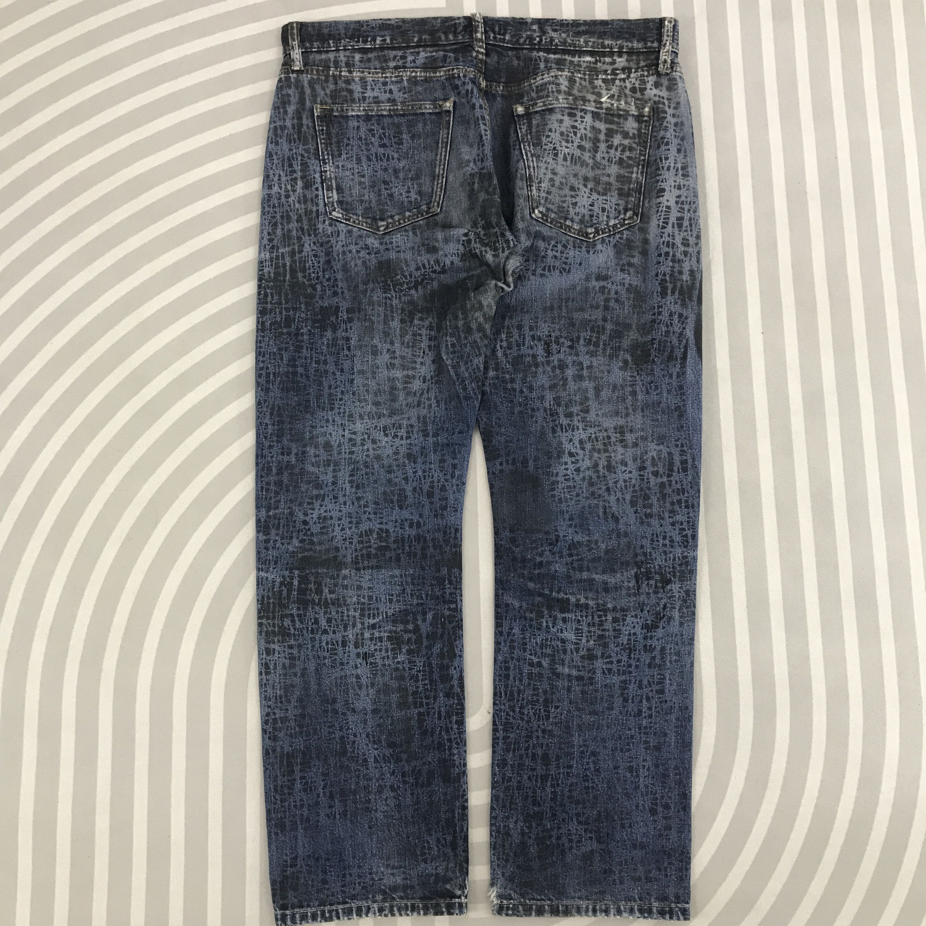Vintage Japan x Uniqlo punk style design Denim pants