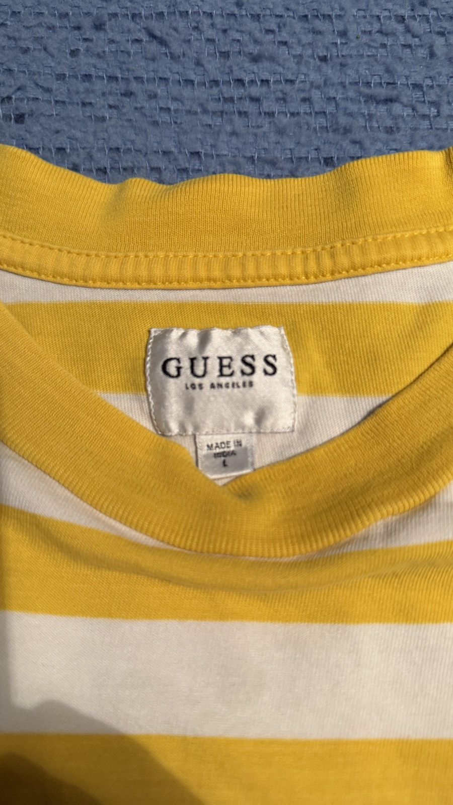 Guess Guess Los Angeles Striped Long Sleeve Shirt L Size US L / EU 52-54 / 3 - 4 Thumbnail