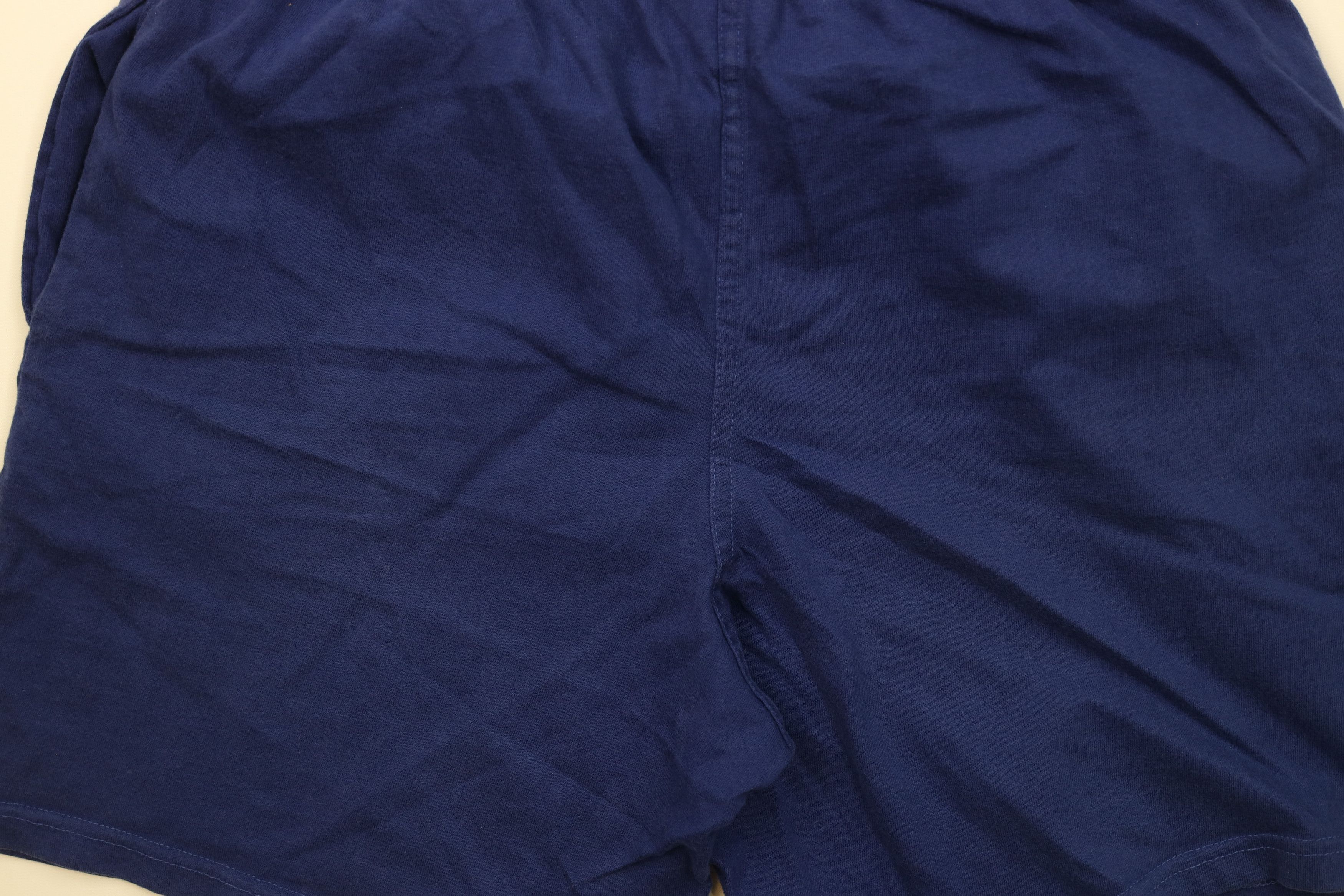 Vintage Vintage 90s Streetwear Blank Cotton Above Knee Shorts Blue Size US 34 / EU 50 - 11 Thumbnail