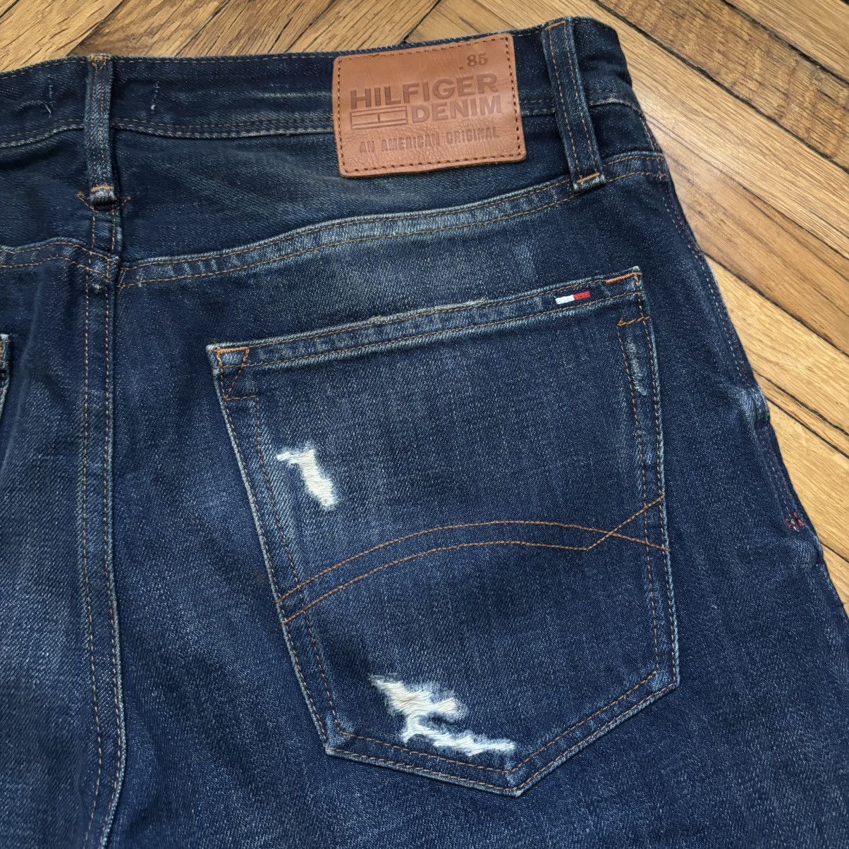 Tommy Hilfiger Tommy Hilfiger Distressed Boro Denim Scanton Selvedge Jeans Size US 33 - 6 Thumbnail