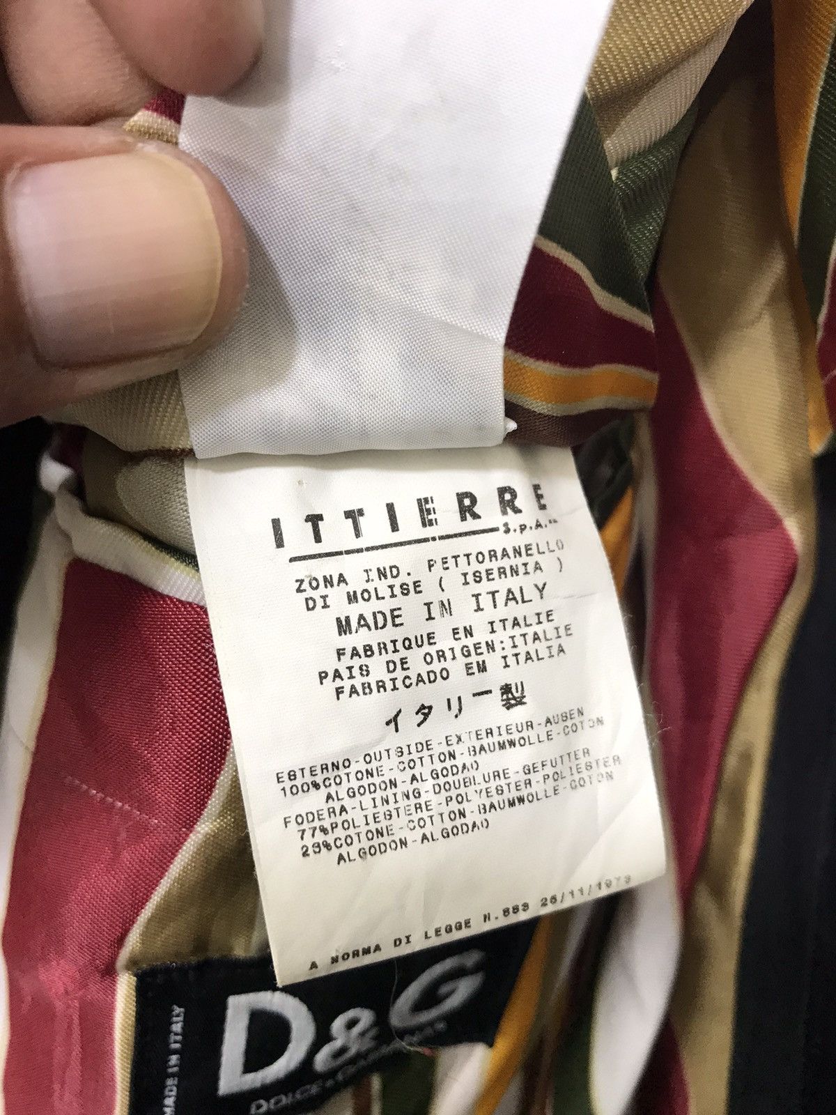 Dolce & Gabbana D&G Slim Fit Blazer Size 38R - 8 Thumbnail