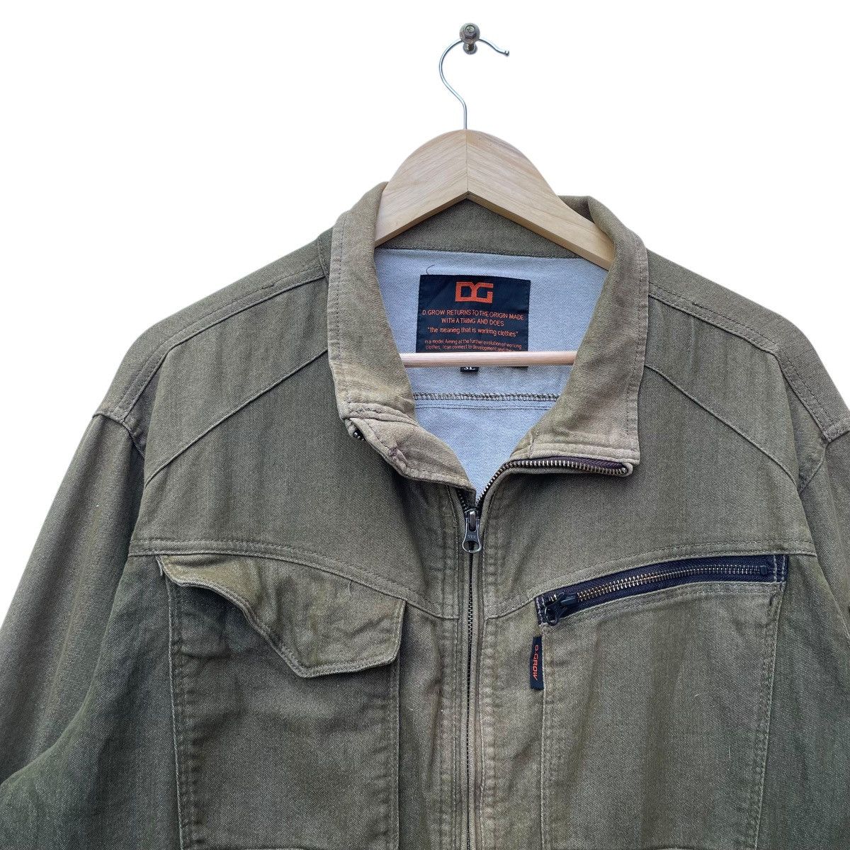Japanese Brand 💥Vintage D.Grow Workwear Jacket Size US M / EU 48-50 / 2 - 3 Thumbnail