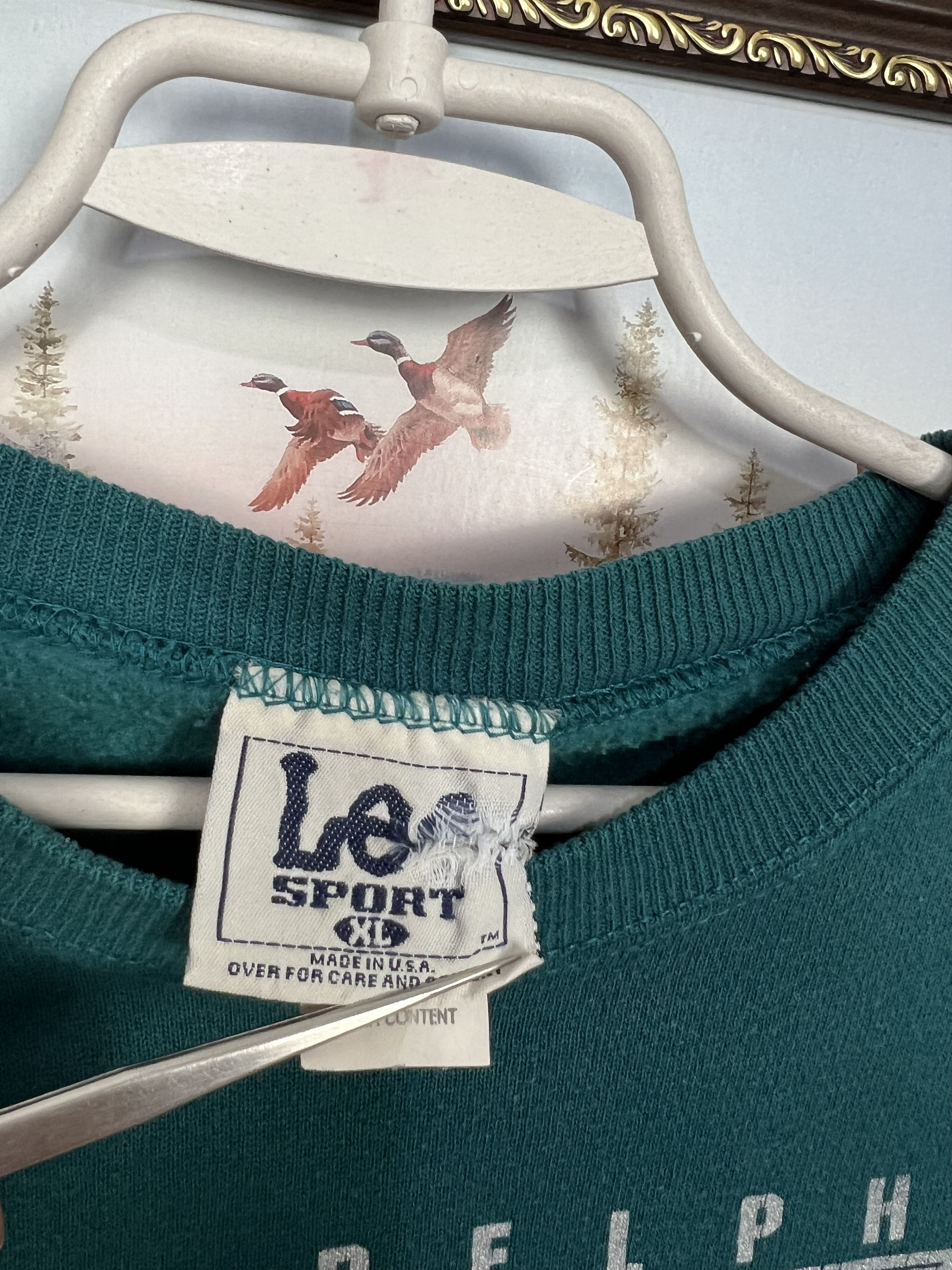 Lee Philadelphia Eagles NFL Sweatshirt Crewneck Over Print Size US XL / EU 56 / 4 - 7 Thumbnail