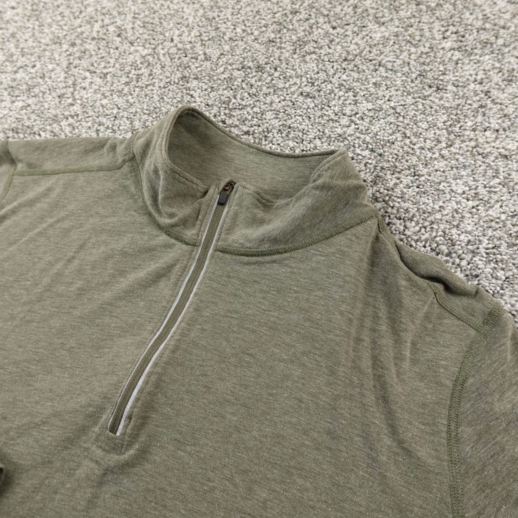 Carhartt Carhartt Shirt Womens 2XL Green Force Pullover 1/4 Zip Long Sleeve Performance Mock Neck) Size XXL / US 16-18 / IT 52-54 - 2 Thumbnail